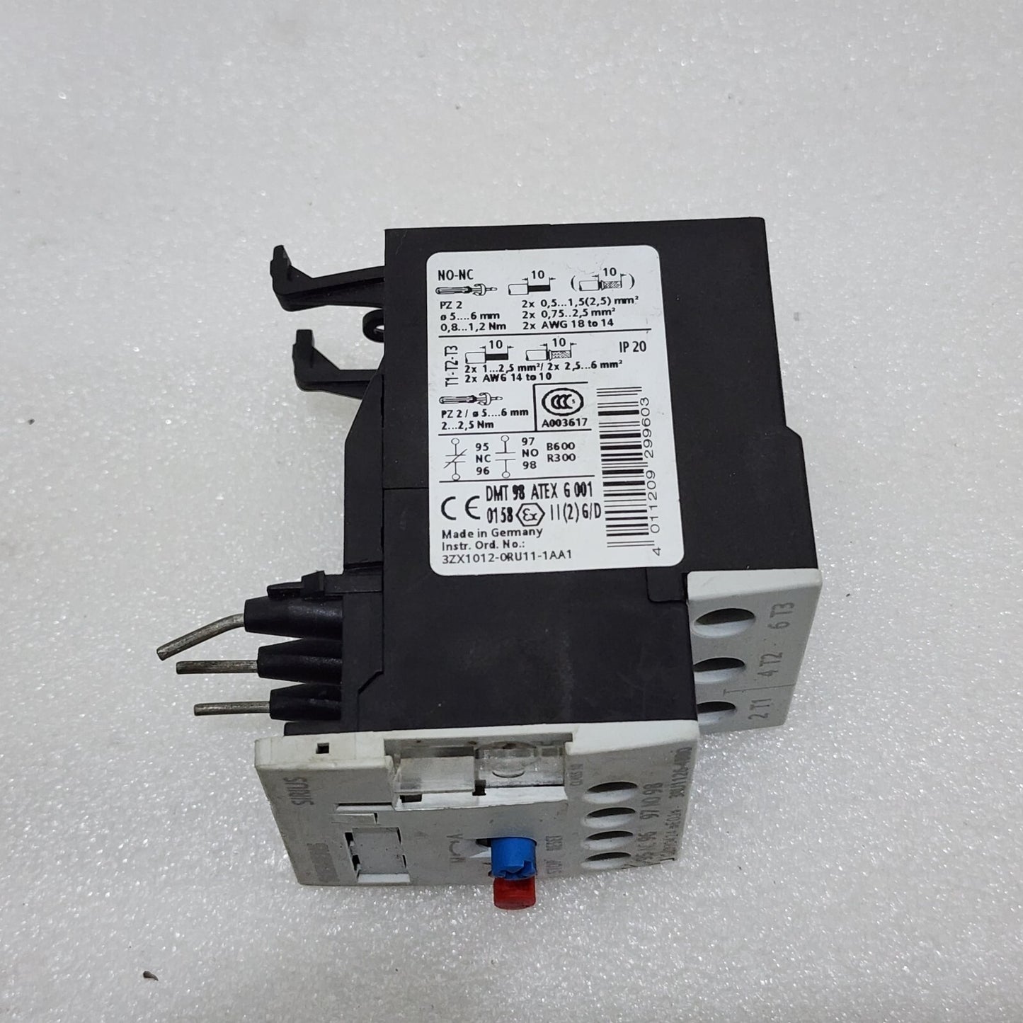 SIEMENS SIRIUS 3RU1126-4BB0 THERMAL OVERLOAD RELAY 14-20A