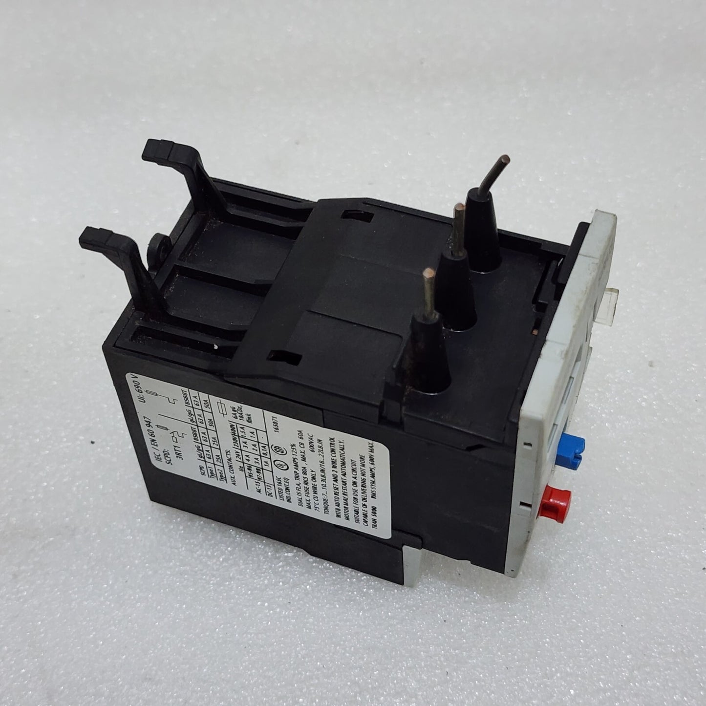 SIEMENS SIRIUS 3RU1126-4BB0 THERMAL OVERLOAD RELAY 14-20A