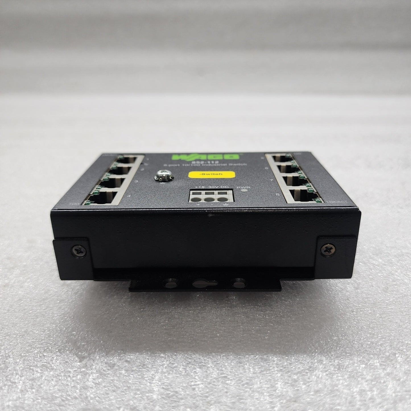 WAGO 852-112 8-PORT INDUSTRIAL ETHERNET SWITCH