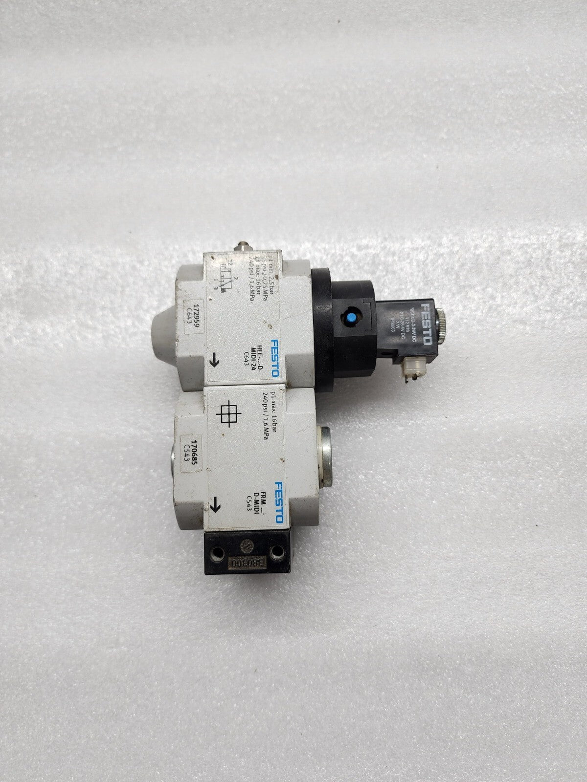 FESTO MIDI-24 C643 172959 PNEUMATIC VALVE DRM-D-MIDI C543 170685