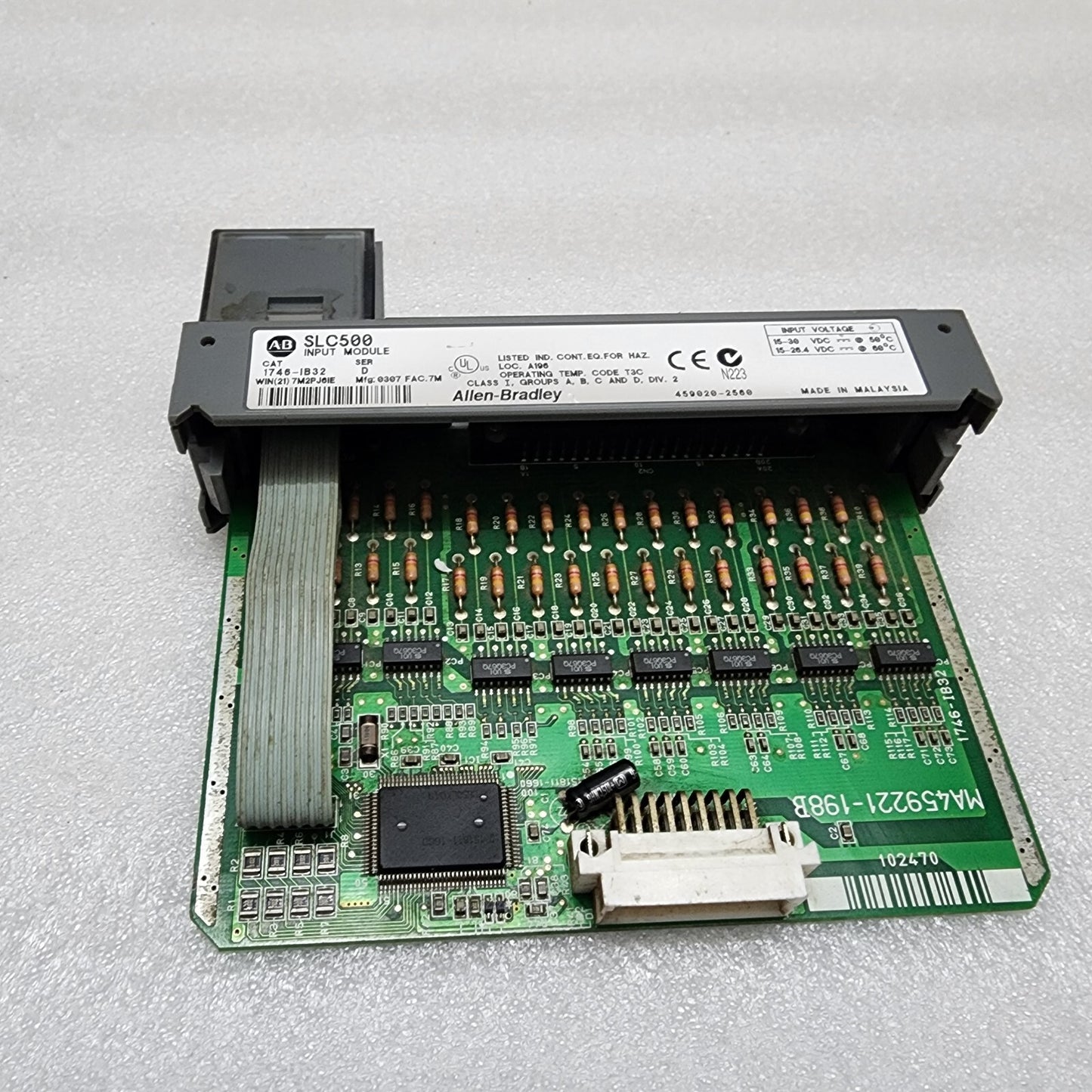 ALLEN BRADLEY CAT 1746-IB32 SLC 500 INPUT MODULE