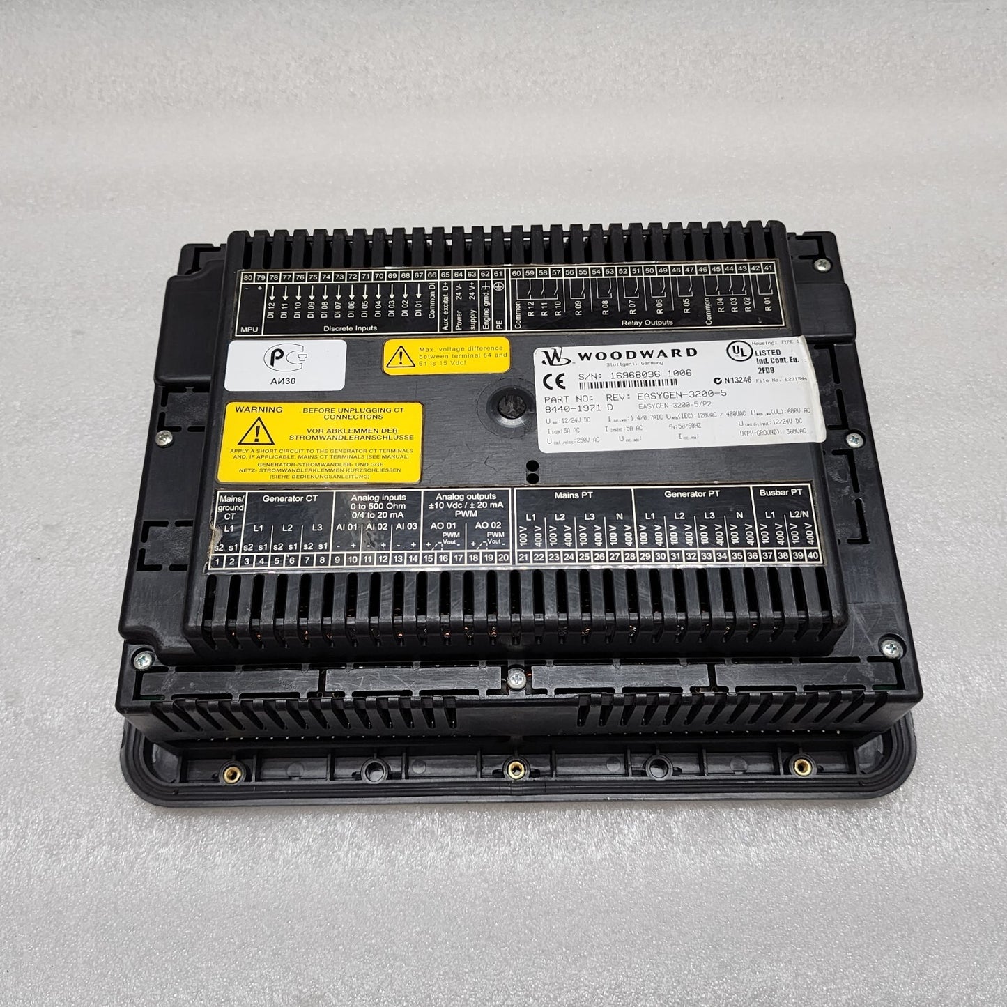 WOODWARD EASYGEN-3200-5 8440-1971 REV D 12-24VDC
