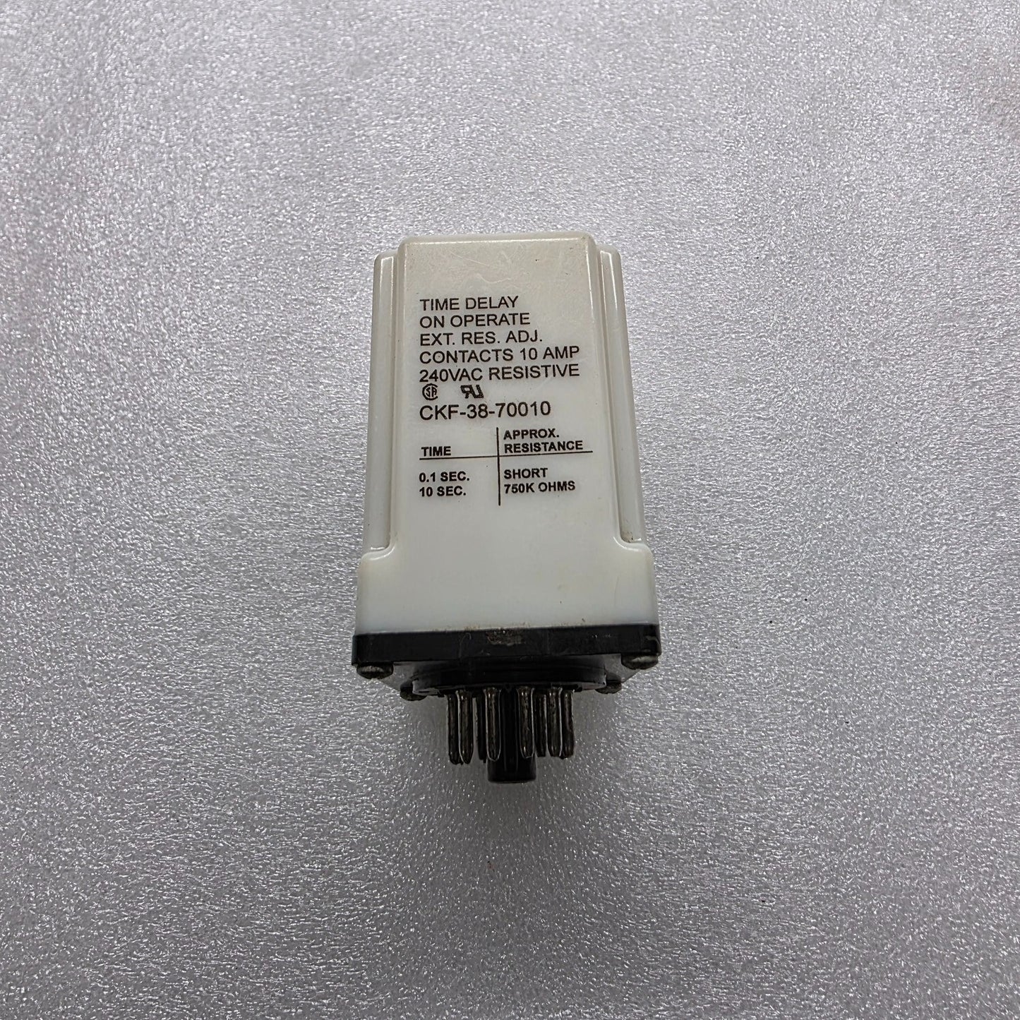 TYCO ELECTRONICS CKF-38-70010 TIME DELAY ON OPERATE  POTTER & BRUMFIELD 120VAC