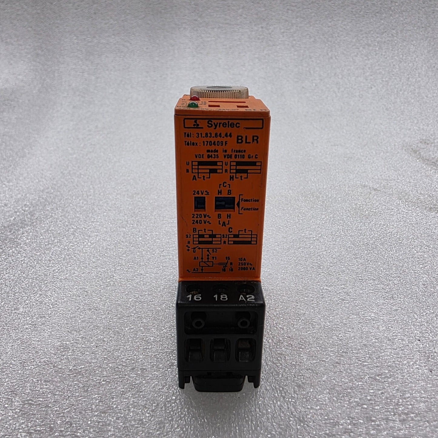 SYRELEC BLR TIMER RELAY 220-240VAC/24VDC