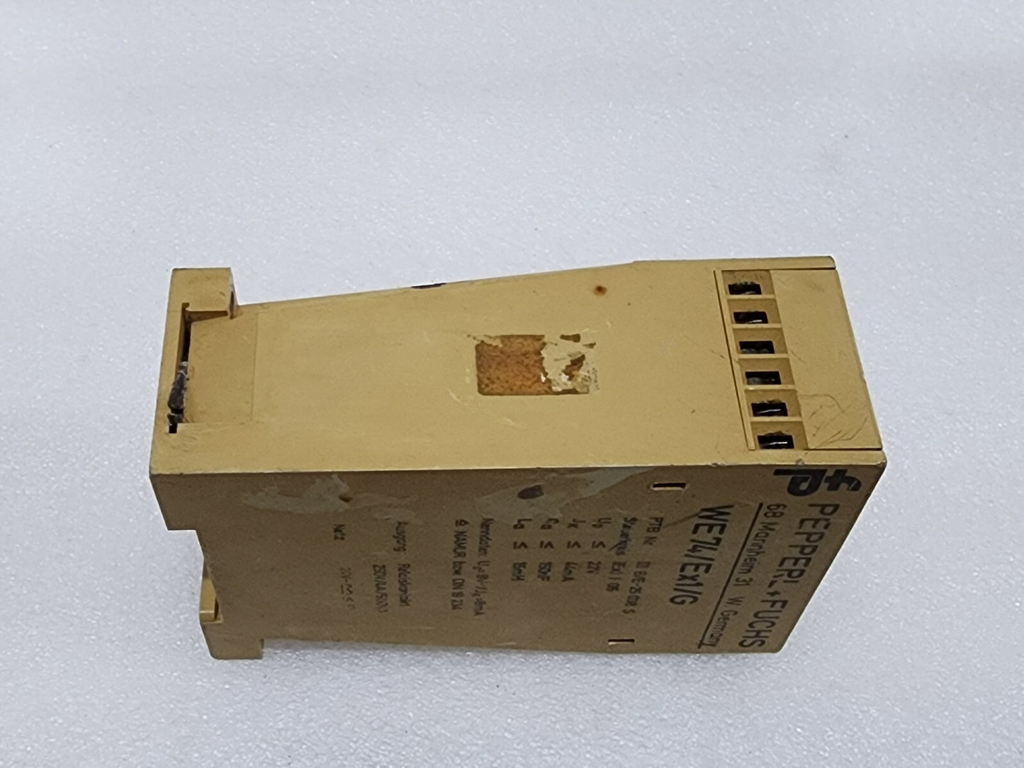 PEPPERL + FUCHS WE74/EX1/G SWITCH AMPLIFIER