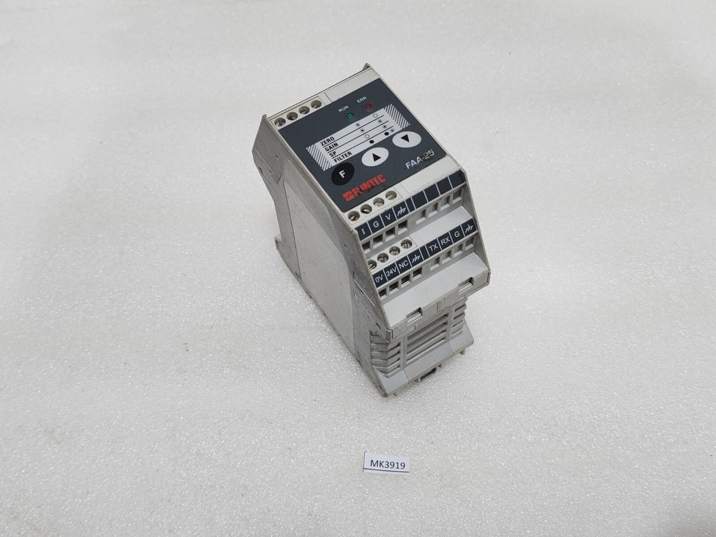 FLINTEC FAA-25 ANALOGUE AMPLIFIER M0010830 24VDC