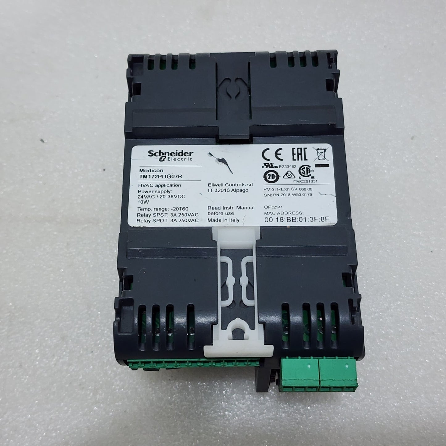 TM172PDG07R PERFORMANCE DISPLAY 7 I/OS ETHERNET MODBUS 24VAC/20-38VDC