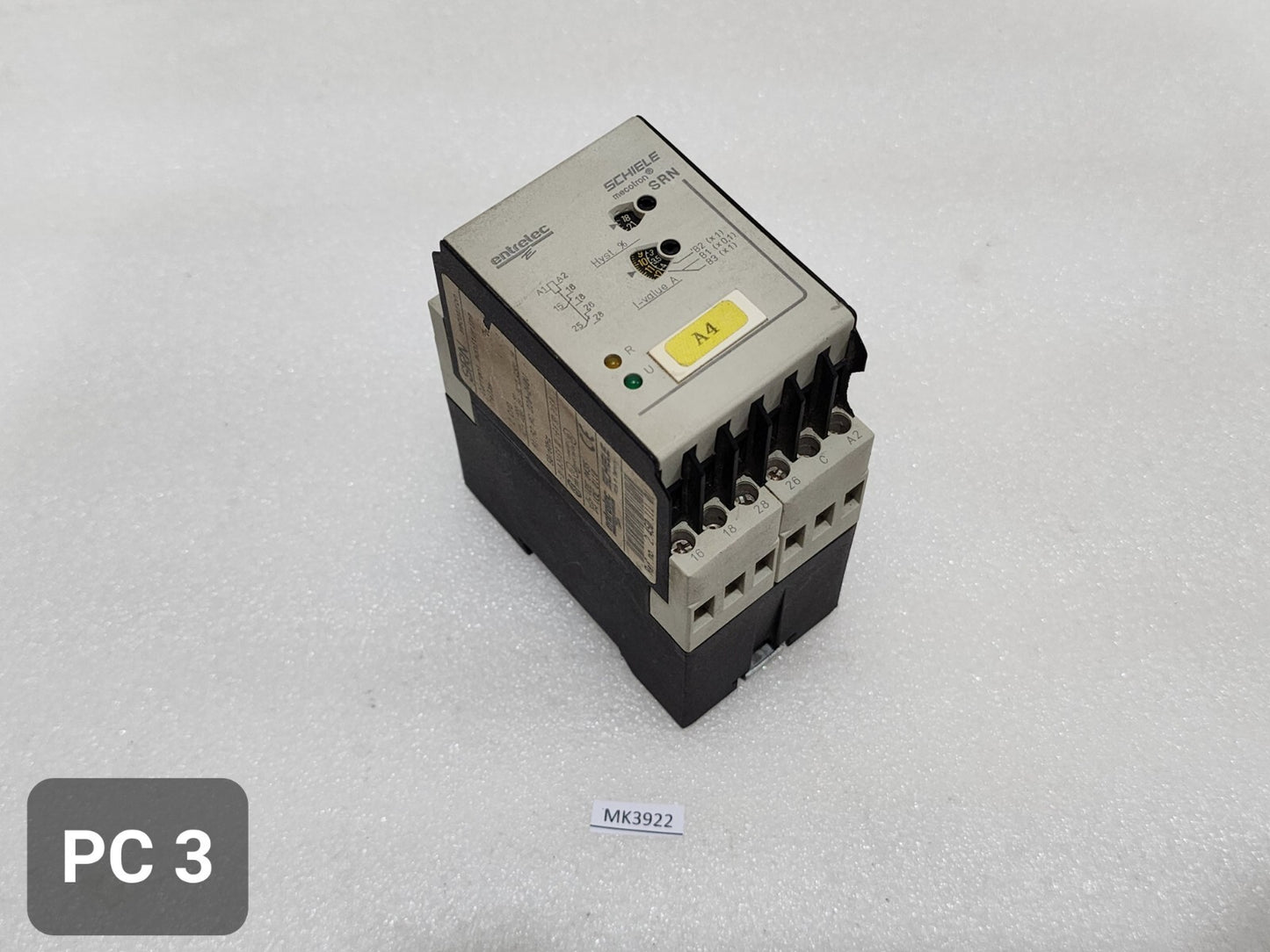 SCHIELE ENTRELEC SRN CURRENT MONITORING RELAY 2.450.111.01 220-2240V
