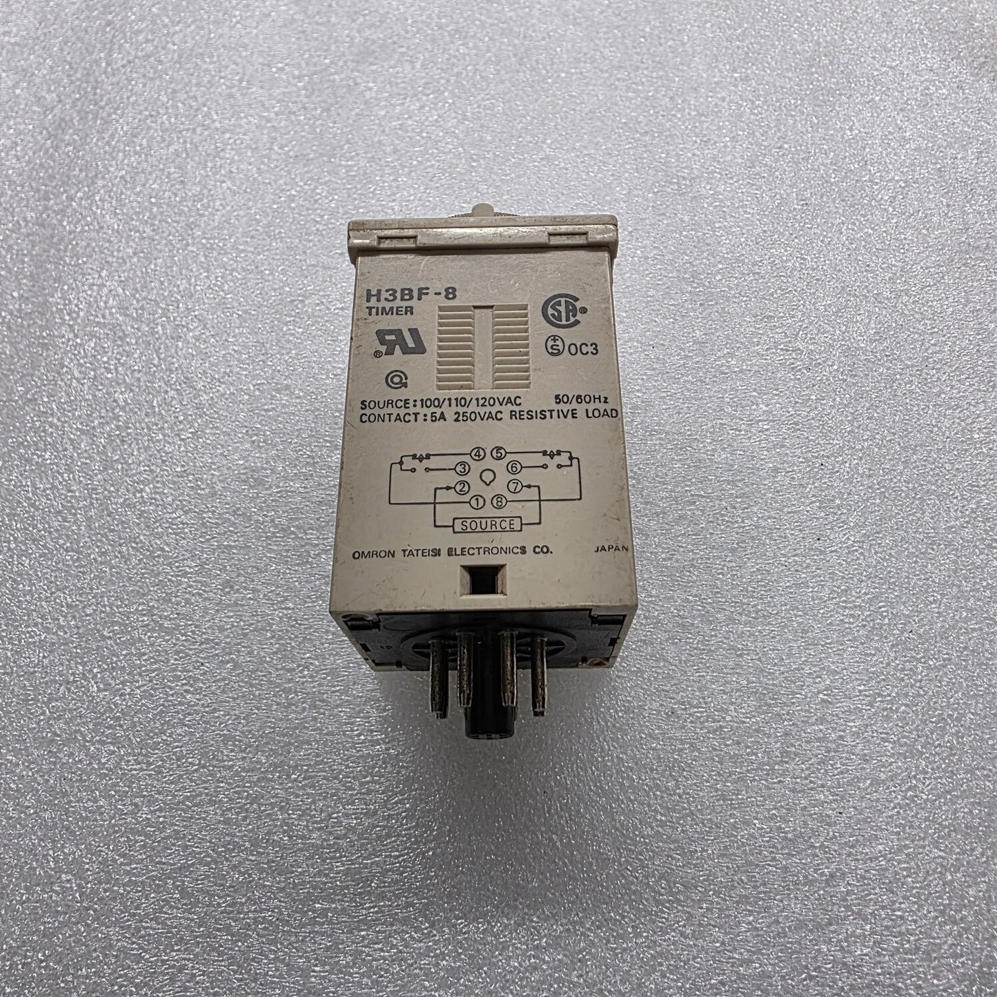 OMRON H3BF-8 MULTIFUNCTION TIMER 100-120V