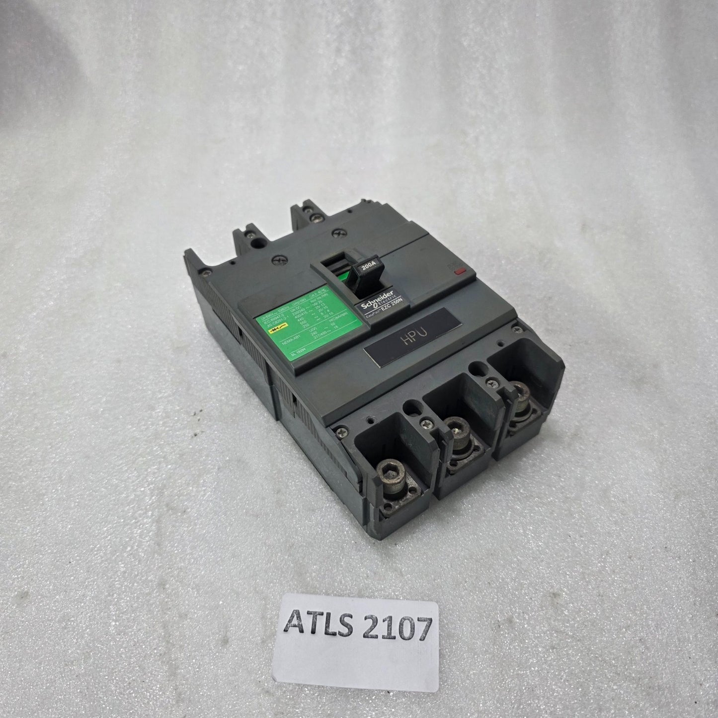 S ELECTRIC EZC250N 200A 3 POLE MCCB CIRCUIT BREAKER 50KA 400V DAMAGED