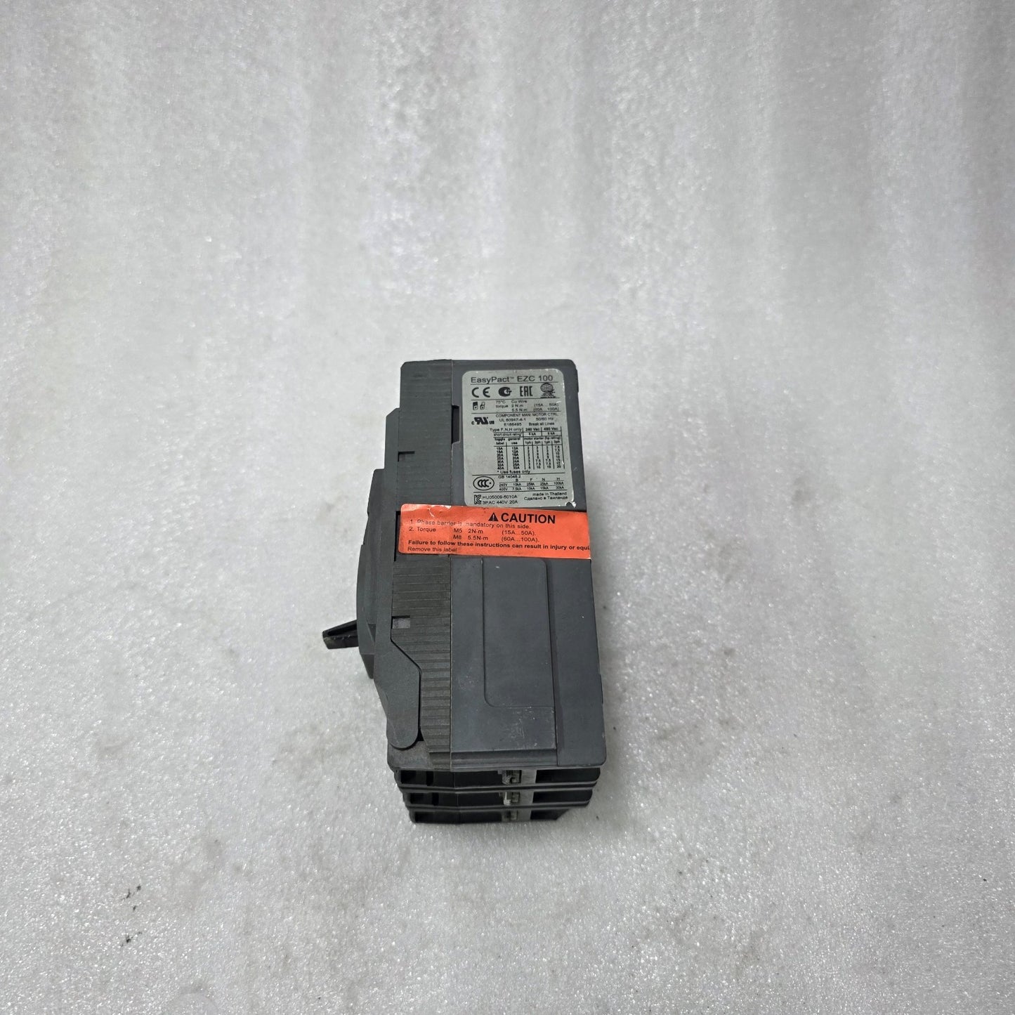 S ELECTRIC EASYPACT EZC100H 20A 3 POLE MCCB CIRCUIT BREAKER