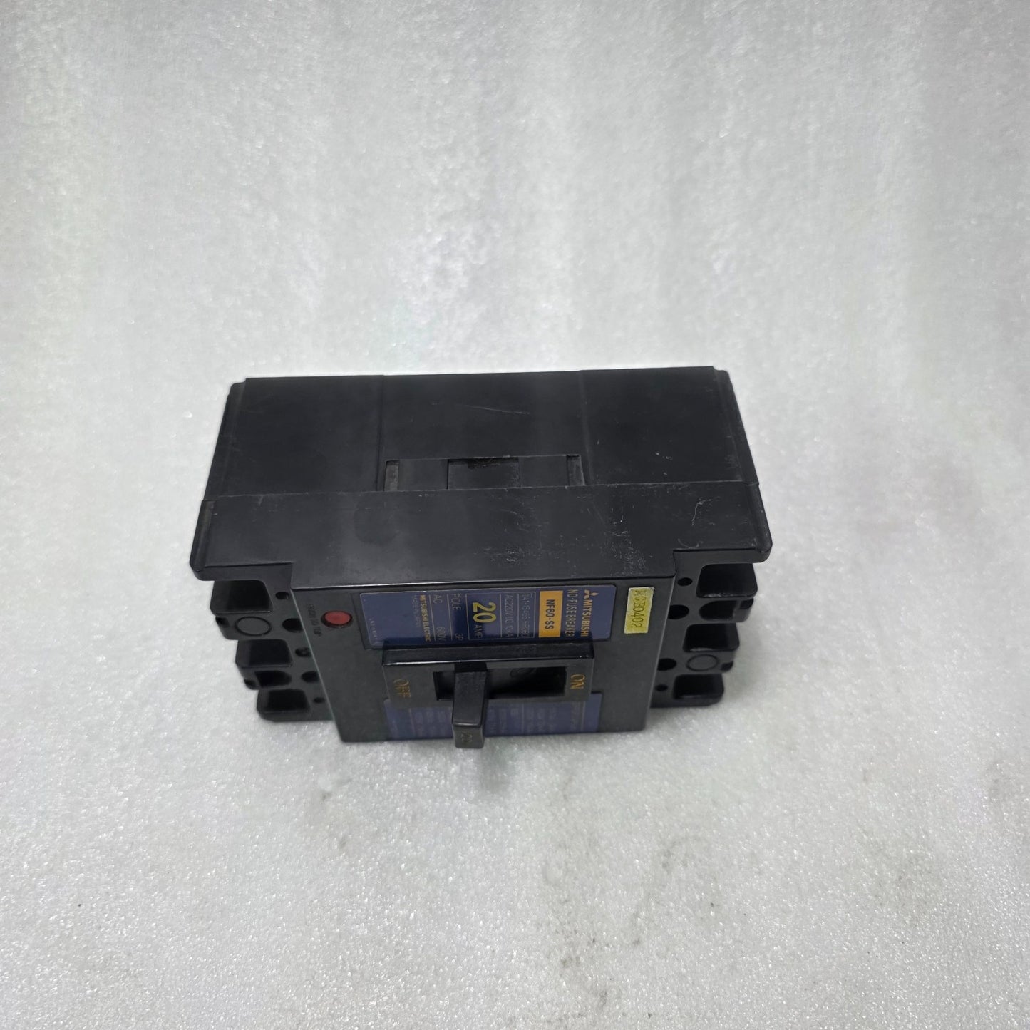 MITSUBISHI NF60-SS NO FUSE BREAKER 20A 3 POLE MCCB 600V AC 10KA