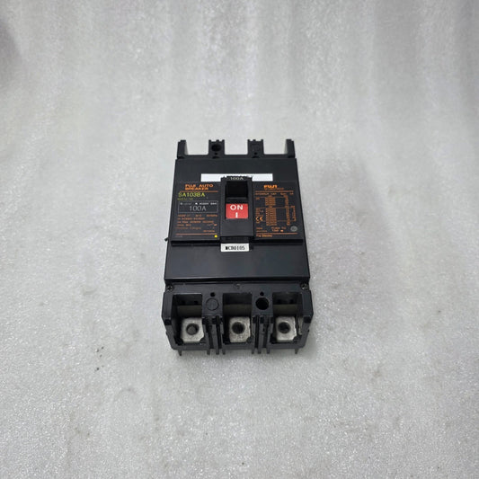 FUJI ELECTRIC SA103BA 100A 3 POLE MCCB CIRCUIT BREAKER 50KA AC690V BB3ESC-100