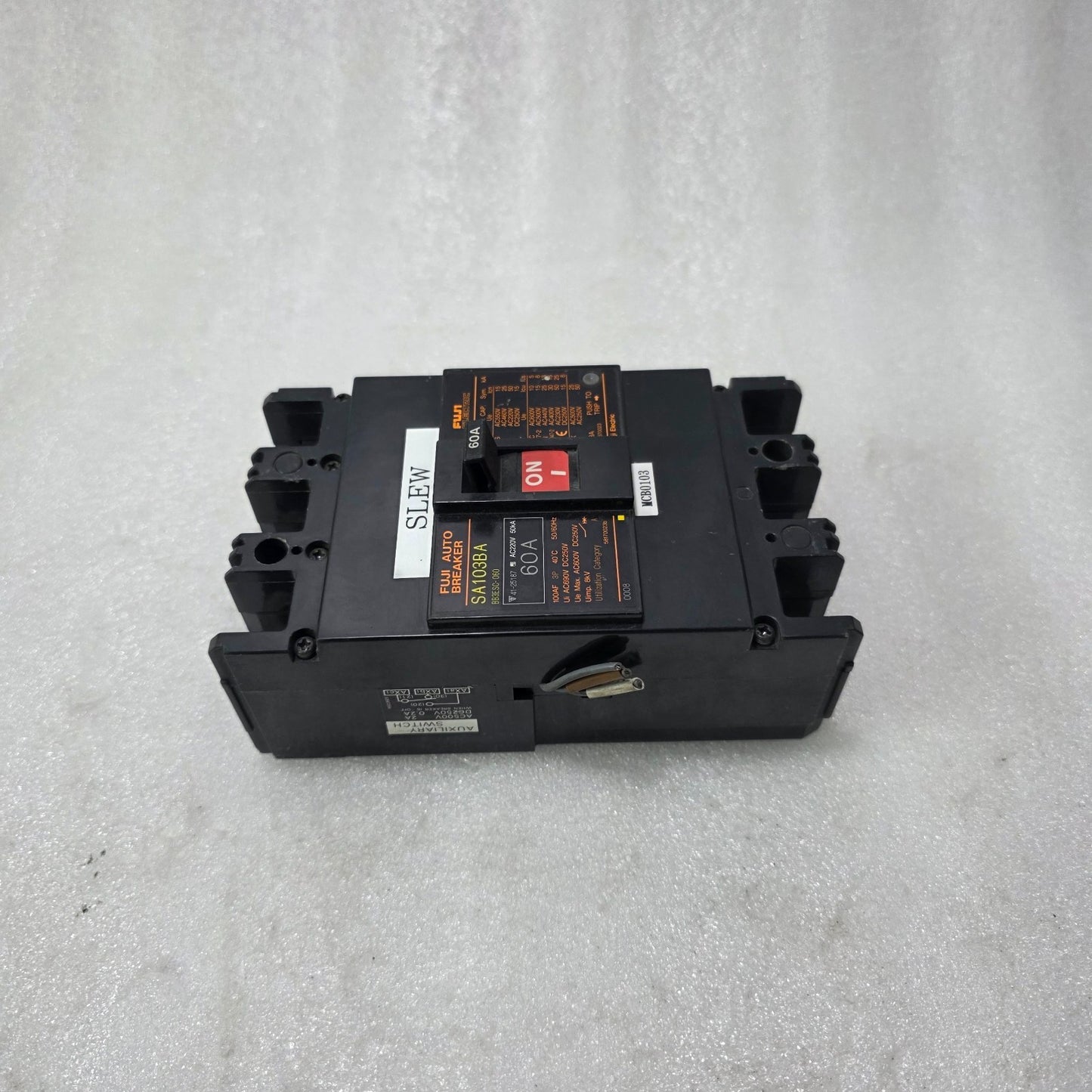 FUJI ELECTRIC SA103BA 60A 3 POLE MCCB CIRCUIT BREAKER | 690V AC / 250V DC | 50KA