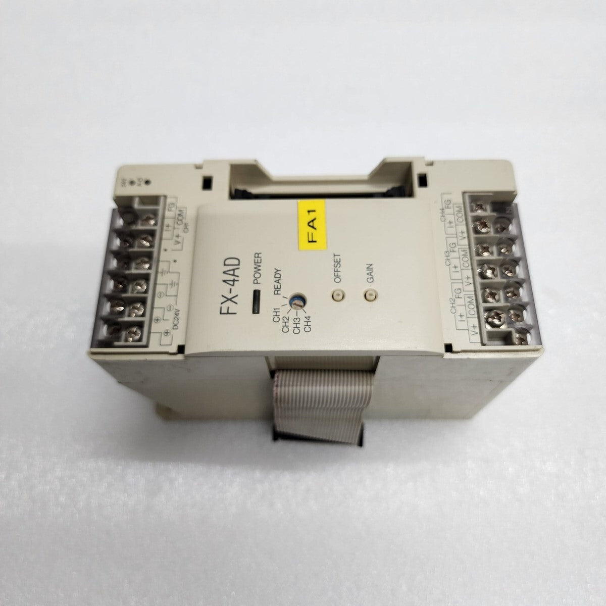MITSUBISHI FX-4AD PLC PROGRAMMABLE CONTROLLER 24VDC