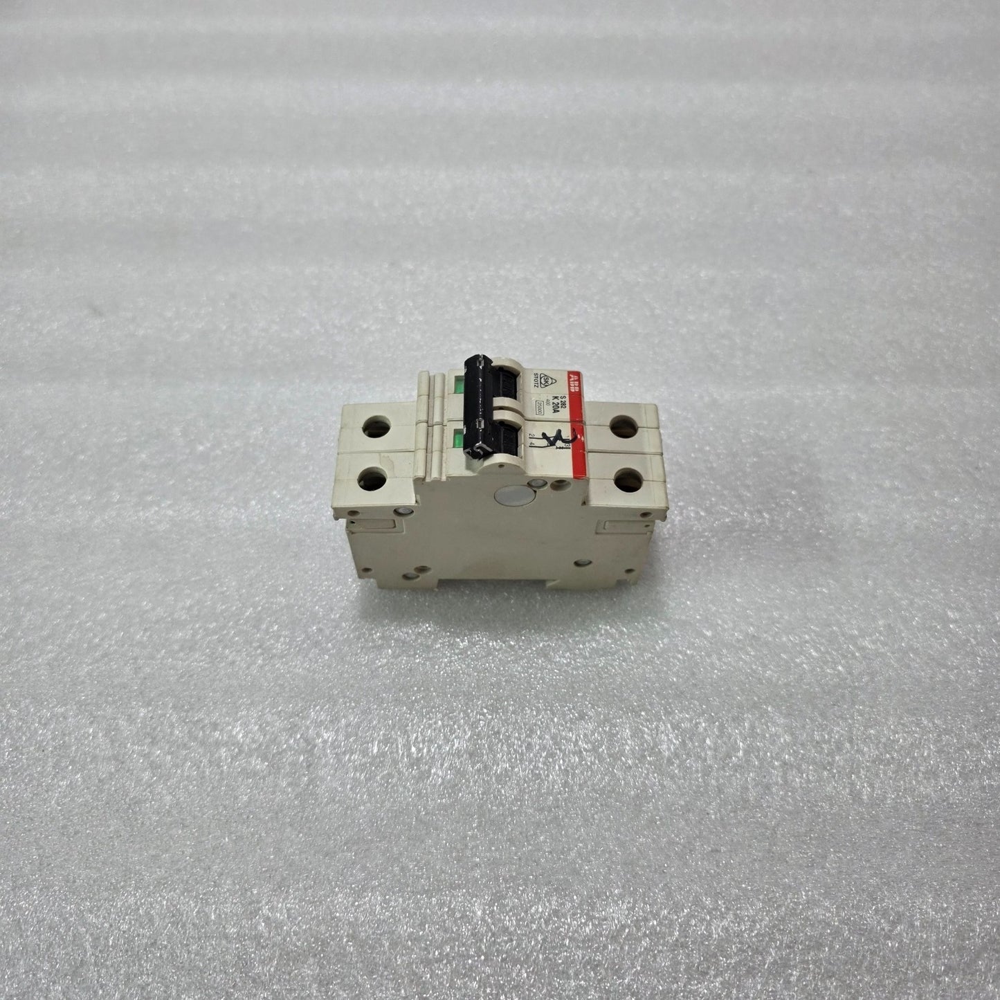 ABB STOTZ S282 K20A 2 POLE MCB CIRCUIT BREAKER 20A 400V 25KA