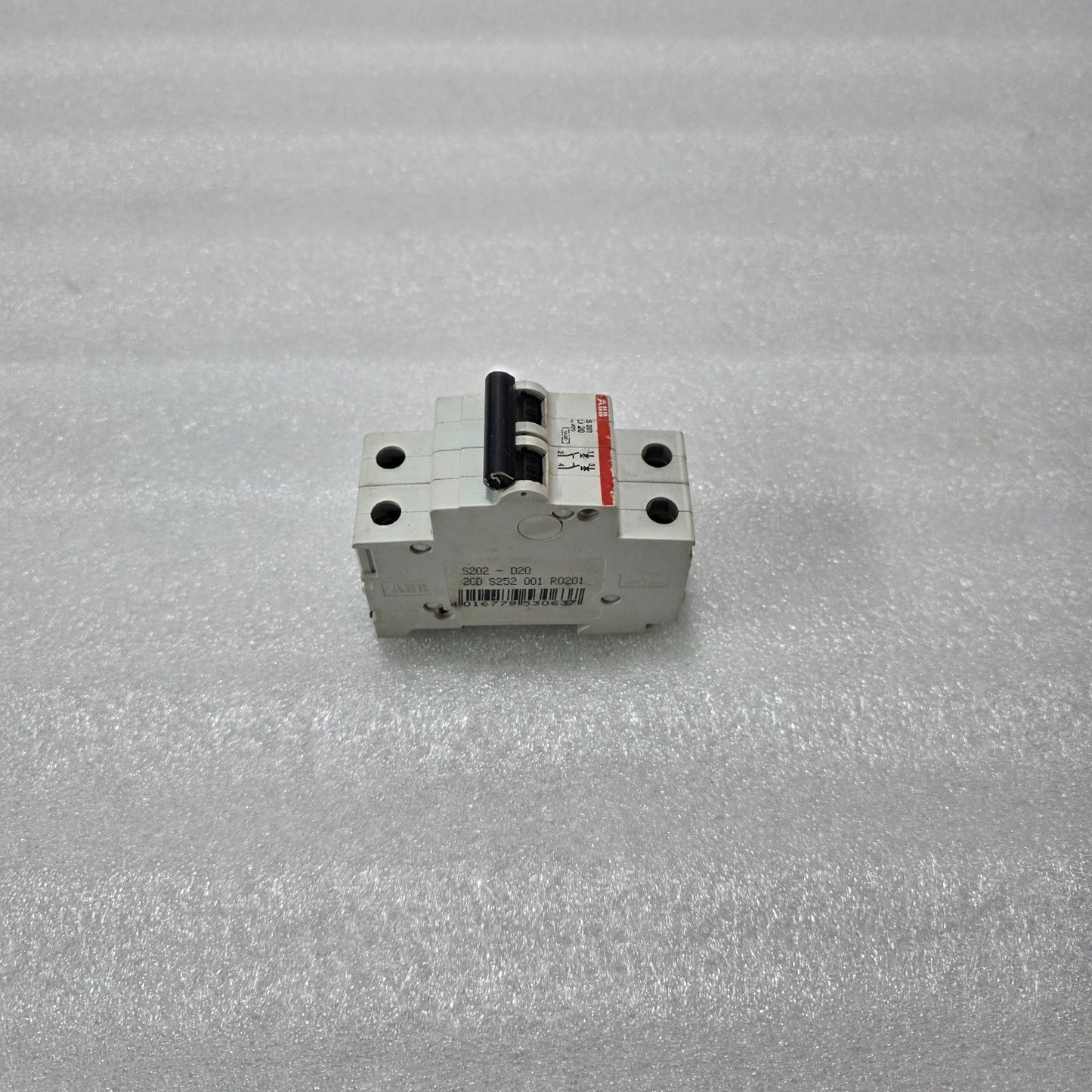 ABB S202 D20 2 POLE MCB 20A CIRCUIT BREAKER 400V 10KA