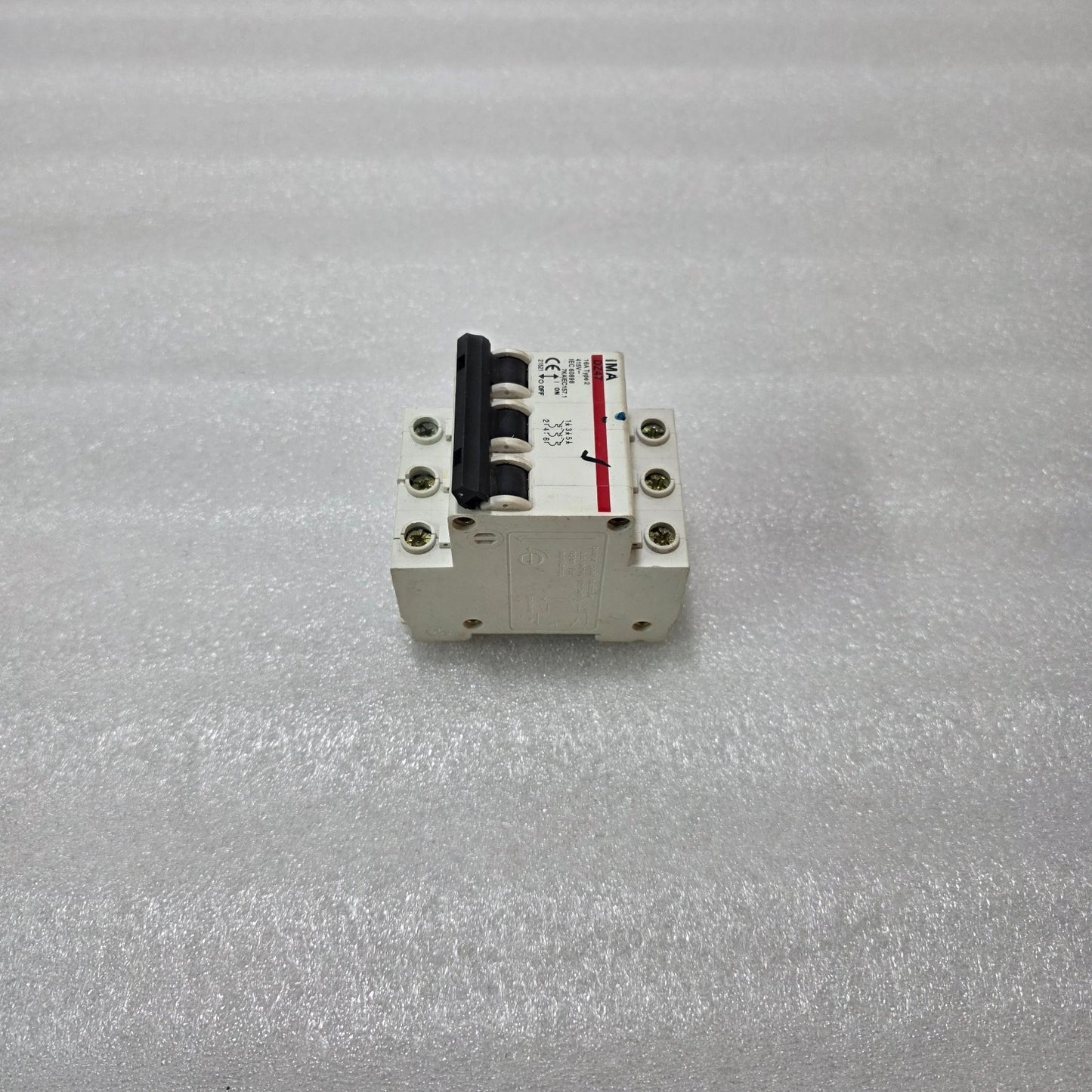 IMA DZ47 16A TYPE 2 3 POLE MINIATURE CIRCUIT BREAKER MCB 415V 7KA