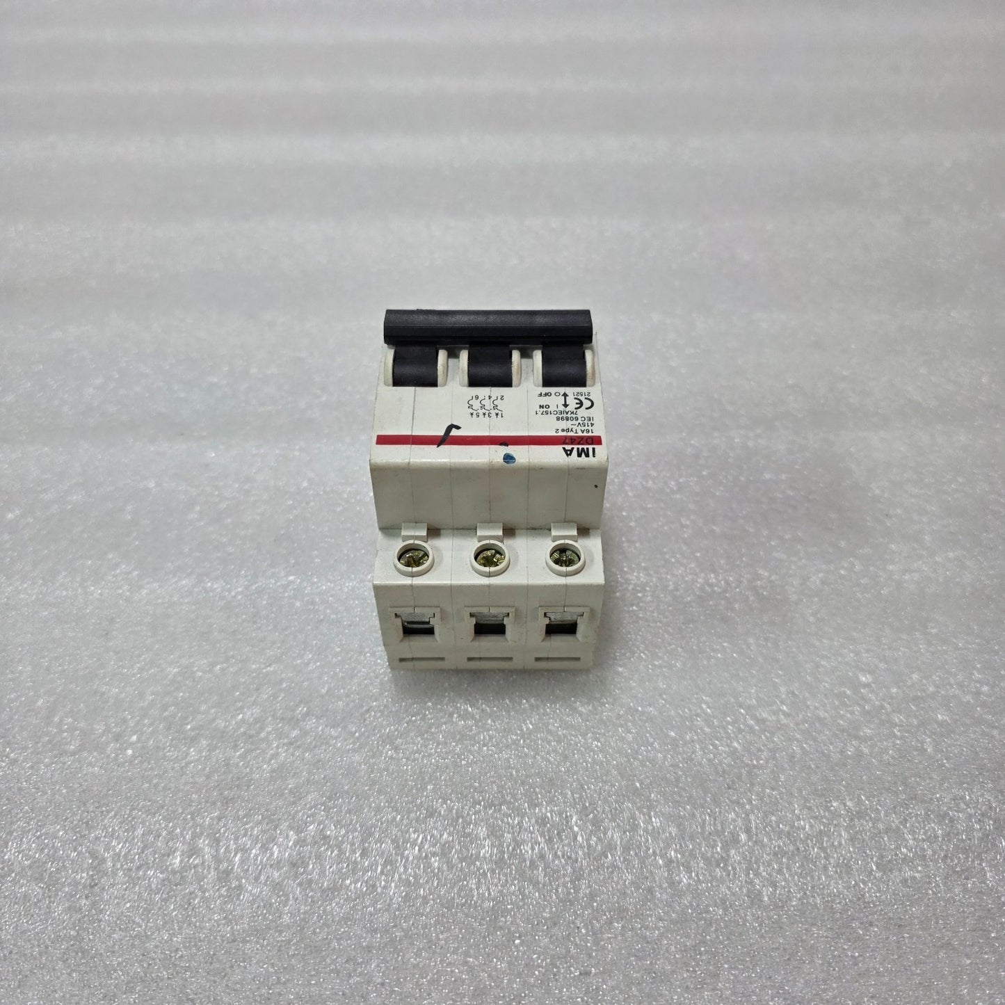 IMA DZ47 16A TYPE 2 3 POLE MINIATURE CIRCUIT BREAKER MCB 415V 7KA