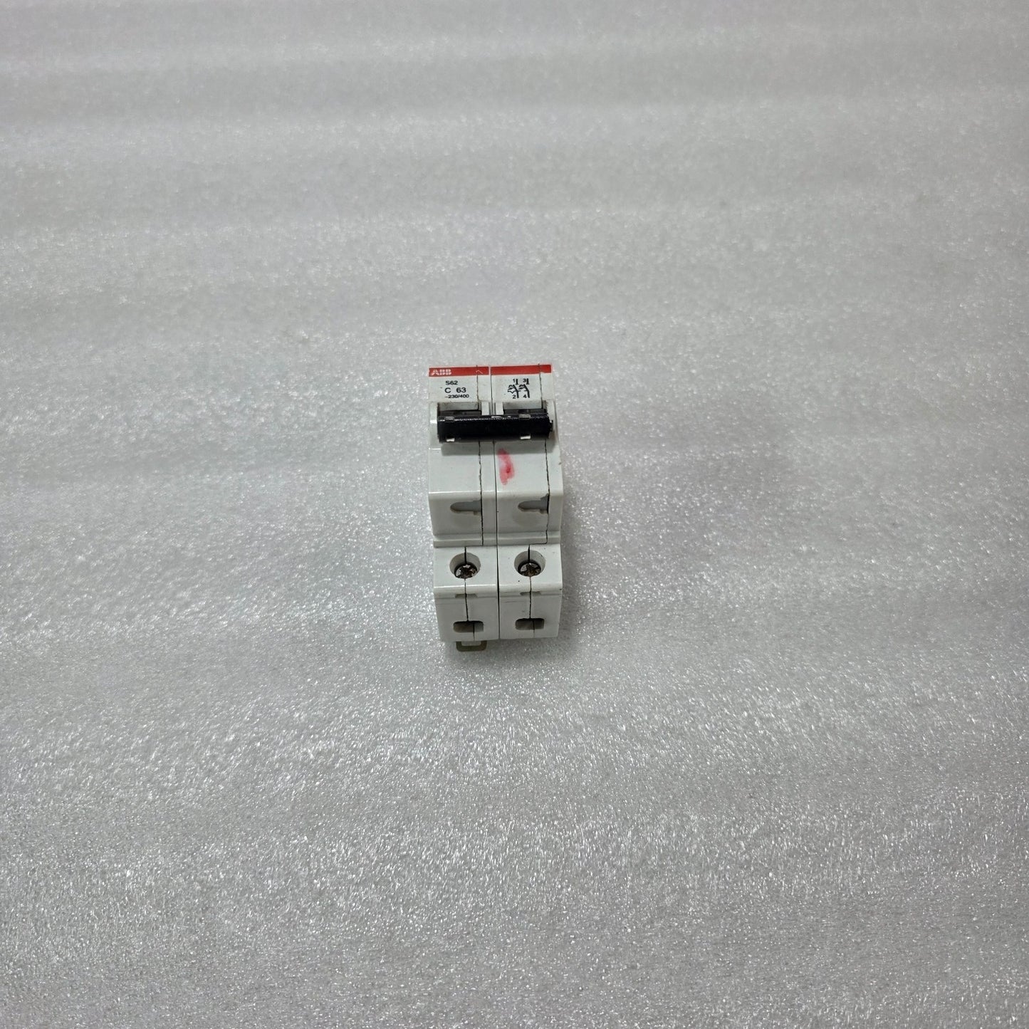 ABB S62 C63 2 POLE MCB 63A CIRCUIT BREAKER 230/400V