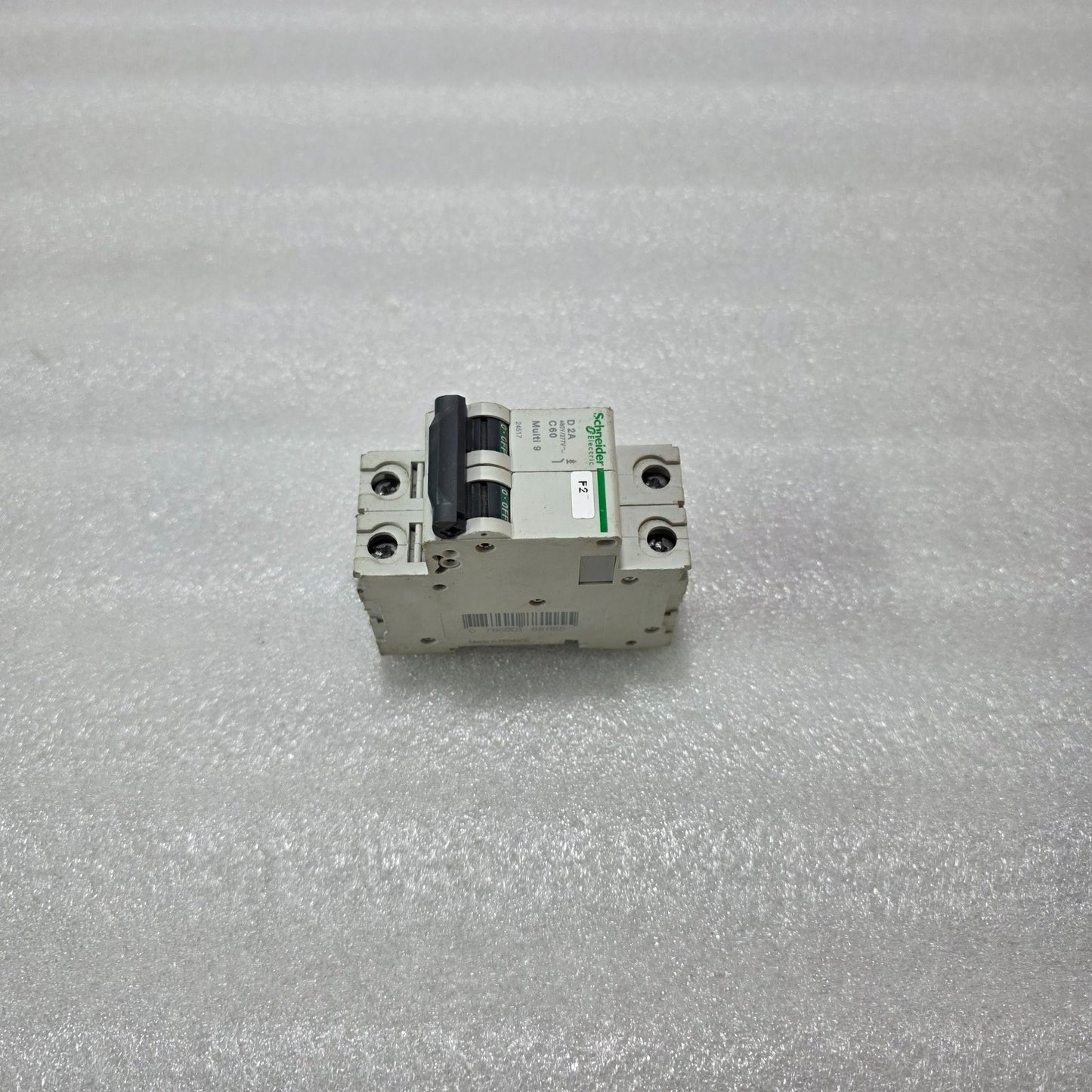 S ELECTRIC MULTI 9 C60 D2A 2 POLE MINIATURE CIRCUIT BREAKER MCB 2A 480Y/277V