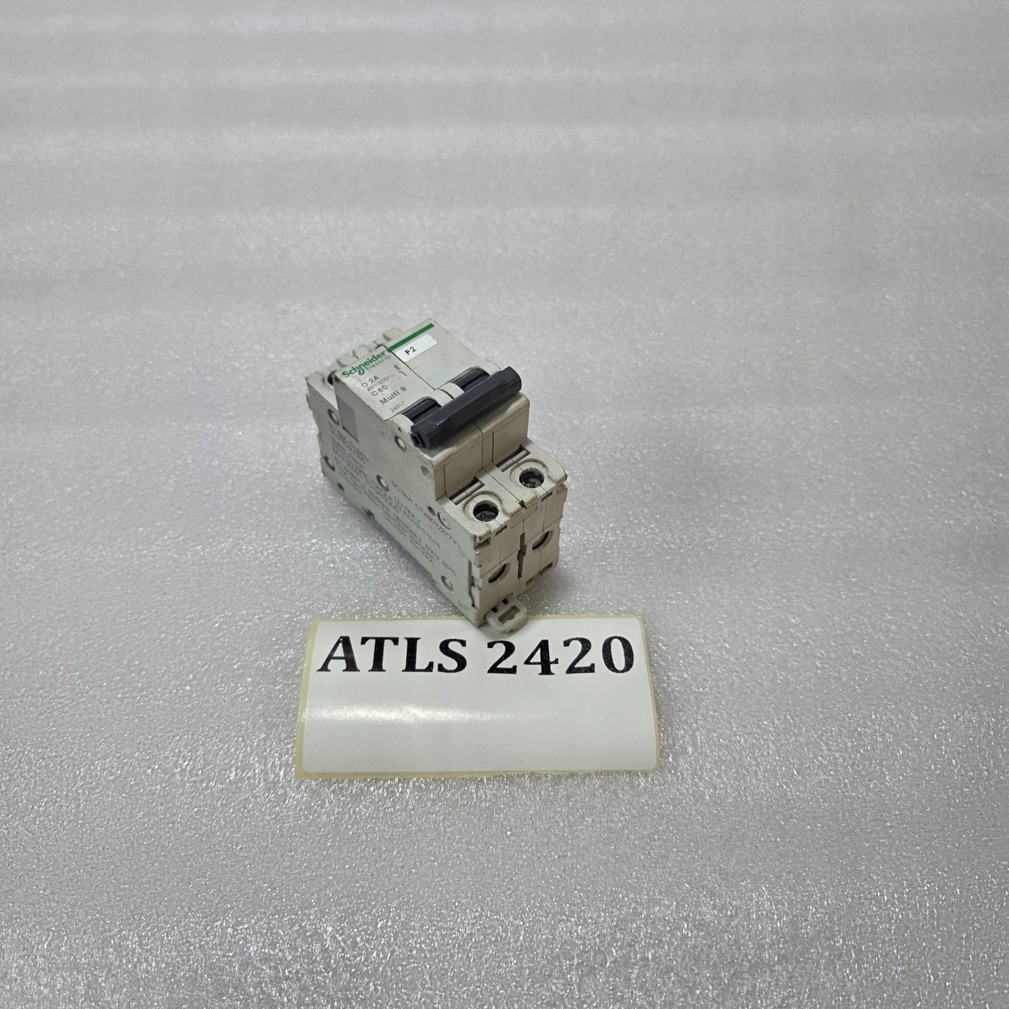 S ELECTRIC MULTI 9 C60 D2A 2 POLE MINIATURE CIRCUIT BREAKER MCB 2A 480Y/277V
