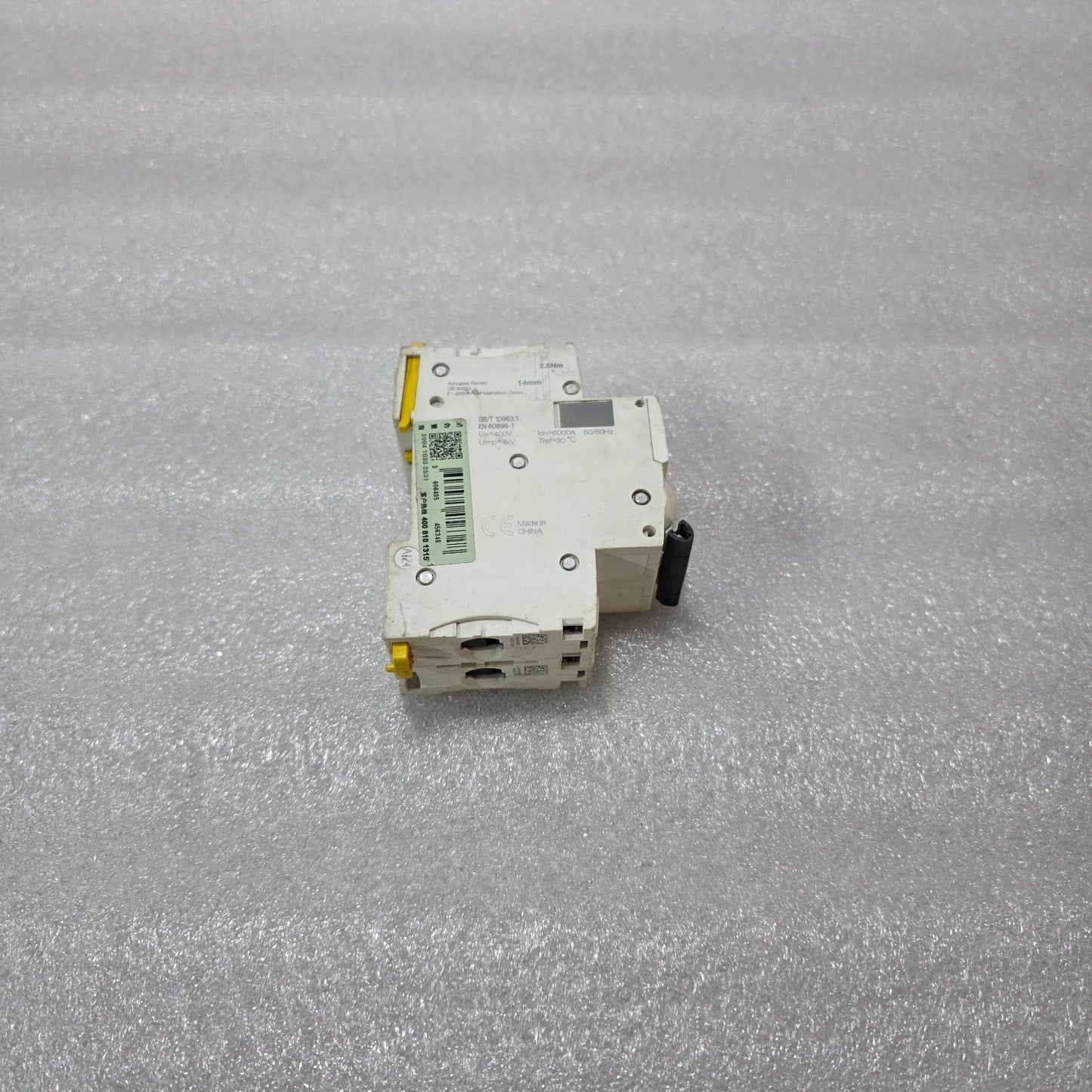 S ELECTRIC IC65N D10A 2 POLE MINIATURE CIRCUIT BREAKER MCB 10A 400V 6KA
