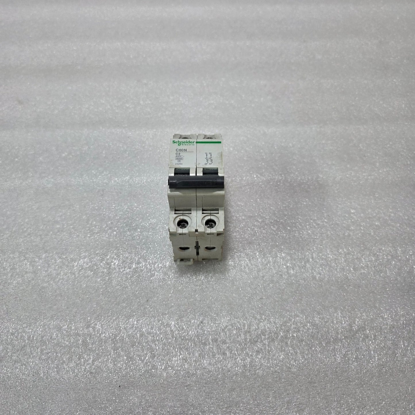 S ELECTRIC C60N C2 2 POLE MINIATURE CIRCUIT BREAKER MCB 2A 400V 6KA