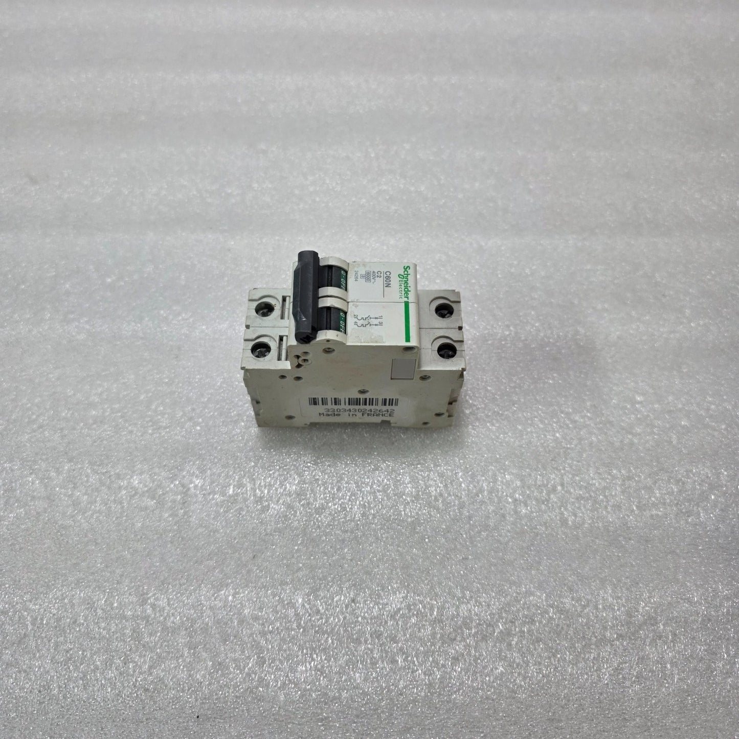 S ELECTRIC C60N C2 2 POLE MINIATURE CIRCUIT BREAKER MCB 2A 400V 6KA