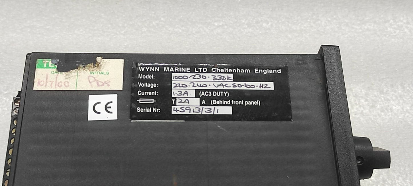 WYNN MARINE 1000-230-332-K WIPER CONTROLLER 220-240VAC