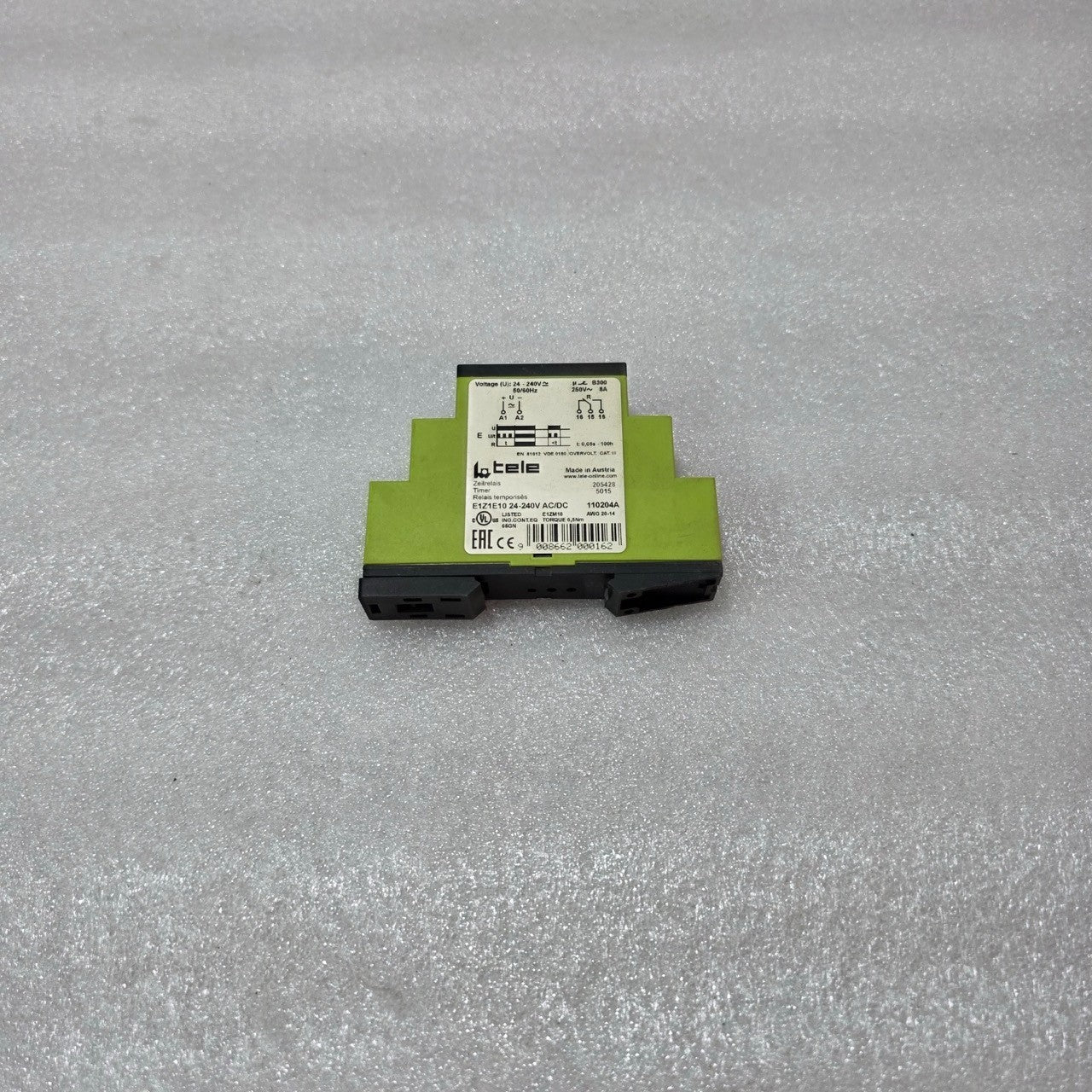 TELE E1Z1E10 TIME DELAY RELAY 24–240 V AC/DC