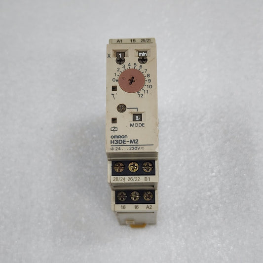 OMRON H3DE-M2 TIME RELAY 24-230VAC/DC
