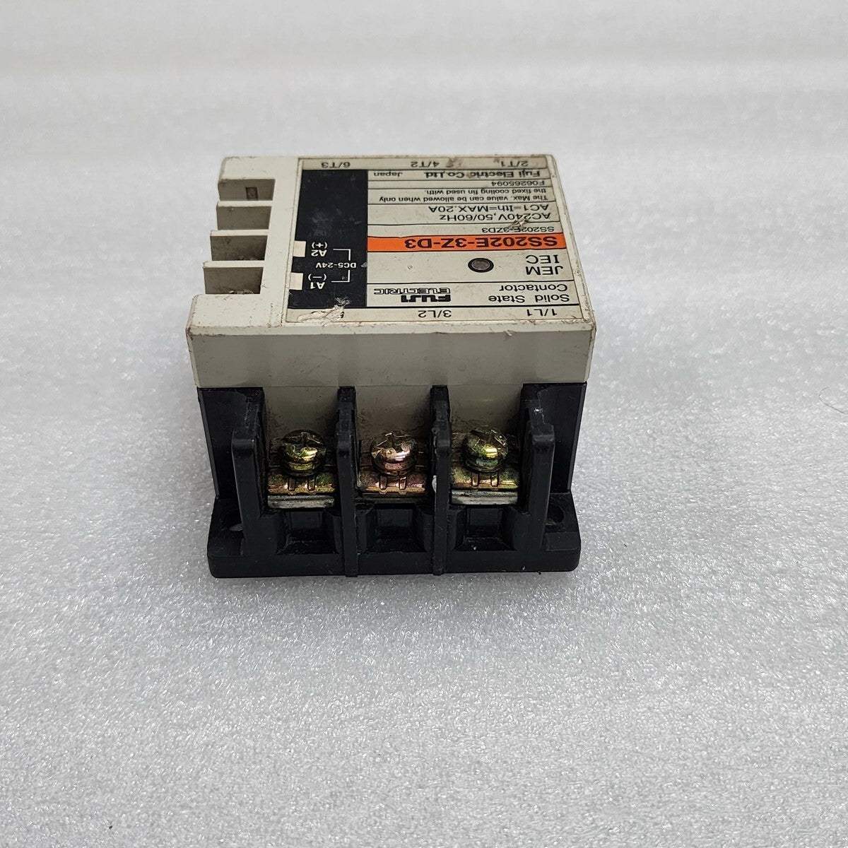 FUJI ELECTRIC SS202E-3Z-D3 SOLID STATE CONTACTORS 20A 240V