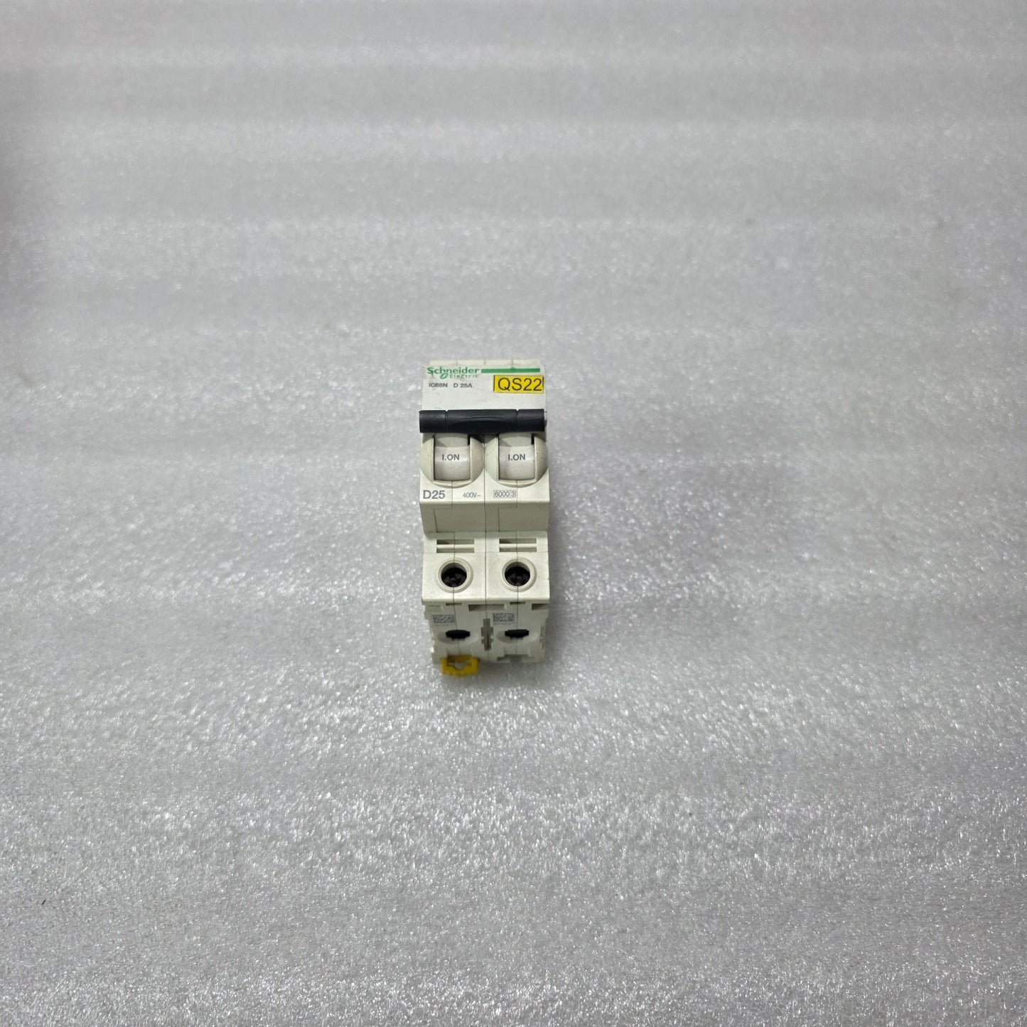 S ELECTRIC IC65N D25A 2 POLE MINIATURE CIRCUIT BREAKER 25A 400V 6KA