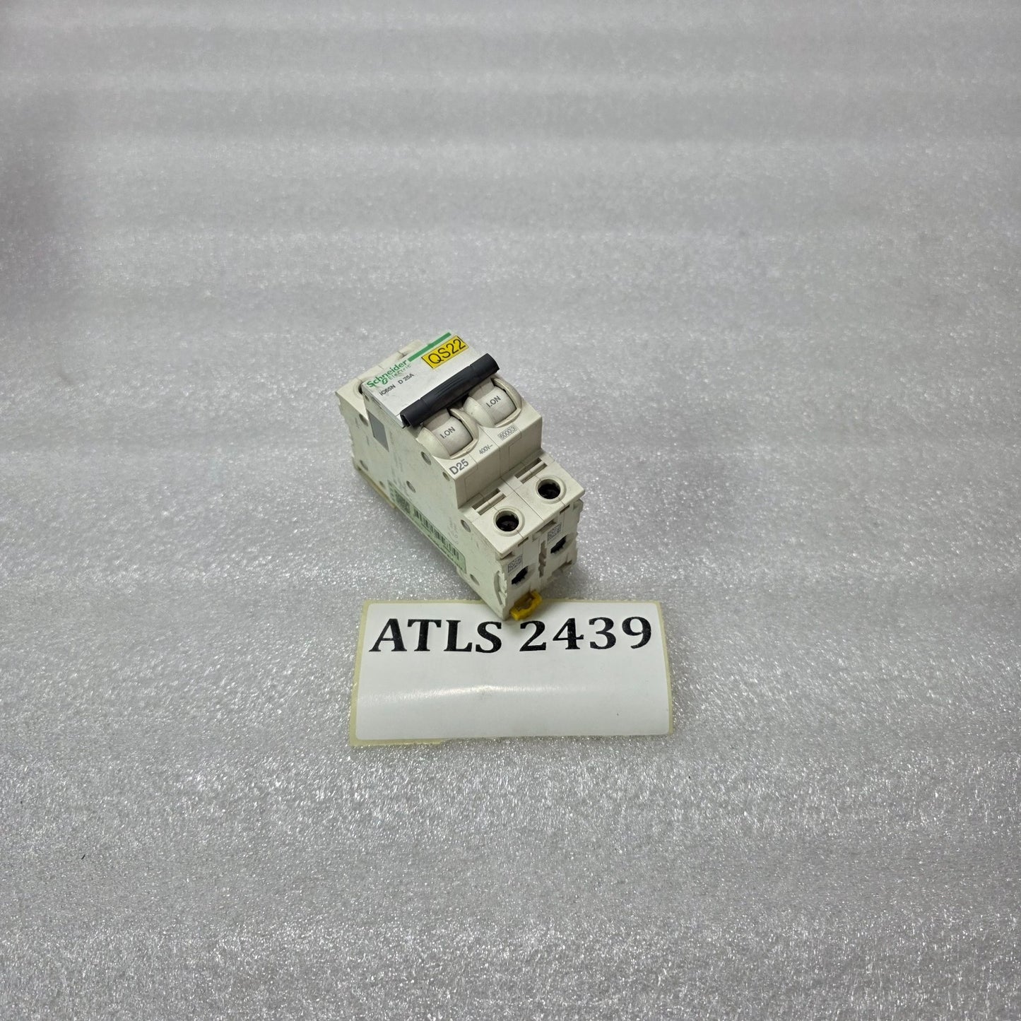 S ELECTRIC IC65N D25A 2 POLE MINIATURE CIRCUIT BREAKER 25A 400V 6KA