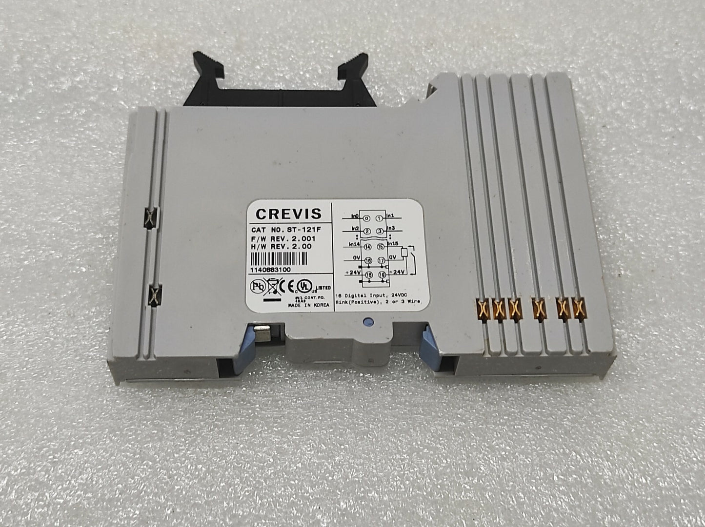 CREVIS ST-121F 16-POINT DIGITAL INPUT MODULE 12/24VDC