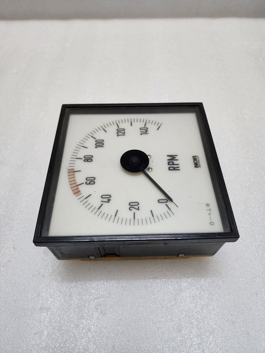 NOR CONTROL 81196/2 RPM METER 0-150 RPM