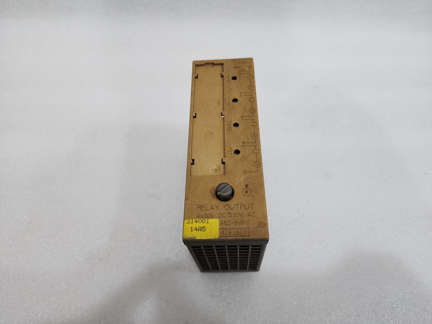 SIEMENS SIMATIC S5 6ES5 452-8MR11 DIGITAL OUTPUT MODULE LOT OF 2 UNITS