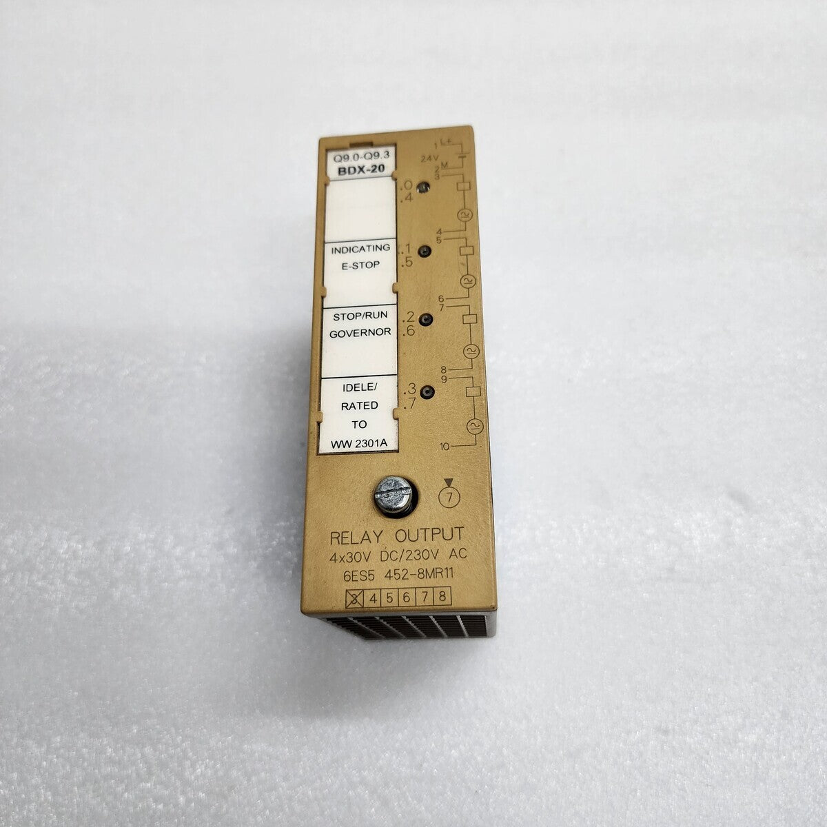 SIEMENS SIMATIC S5 6ES5 452-8MR11 DIGITAL OUTPUT MODULE LOT OF 2 UNITS