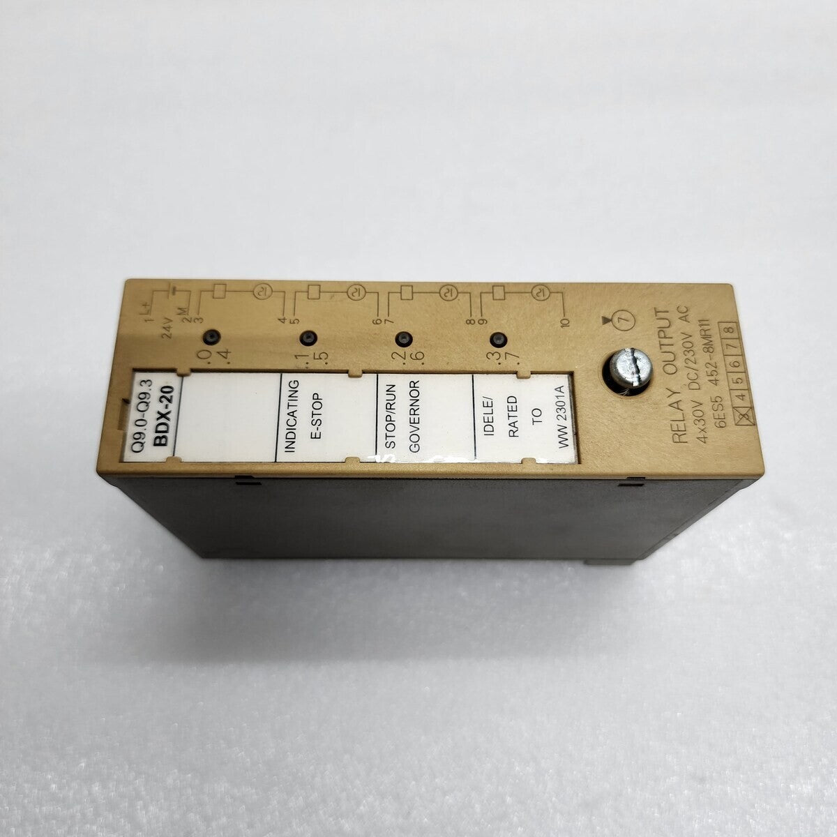 SIEMENS SIMATIC S5 6ES5 452-8MR11 DIGITAL OUTPUT MODULE LOT OF 2 UNITS