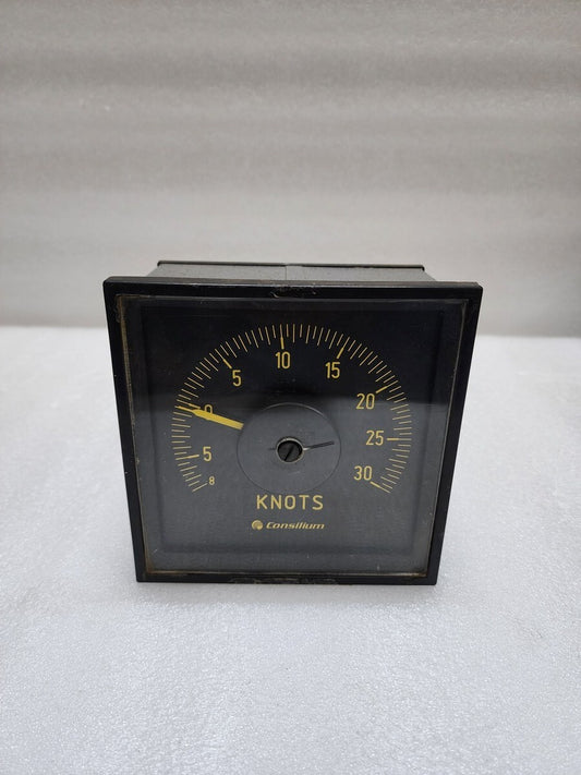 CONSILIUM KNOTS SIA-2-8 SPEED LOG ANALOG INDICATOR 71-21049-17