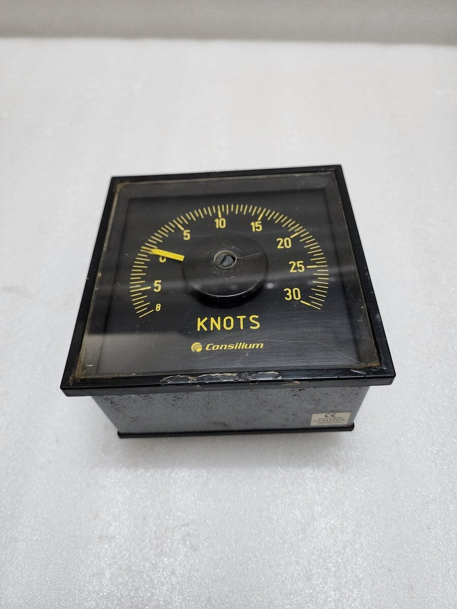 CONSILIUM KNOTS SIA-2-8 SPEED LOG ANALOG INDICATOR 71-21049-17