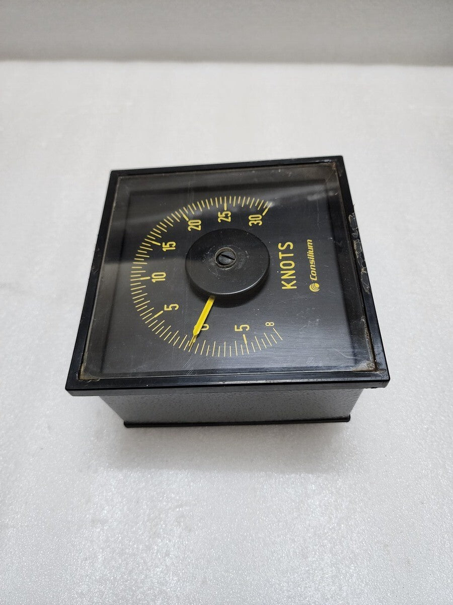 CONSILIUM KNOTS SIA-2-8 SPEED LOG ANALOG INDICATOR 71-21049-17