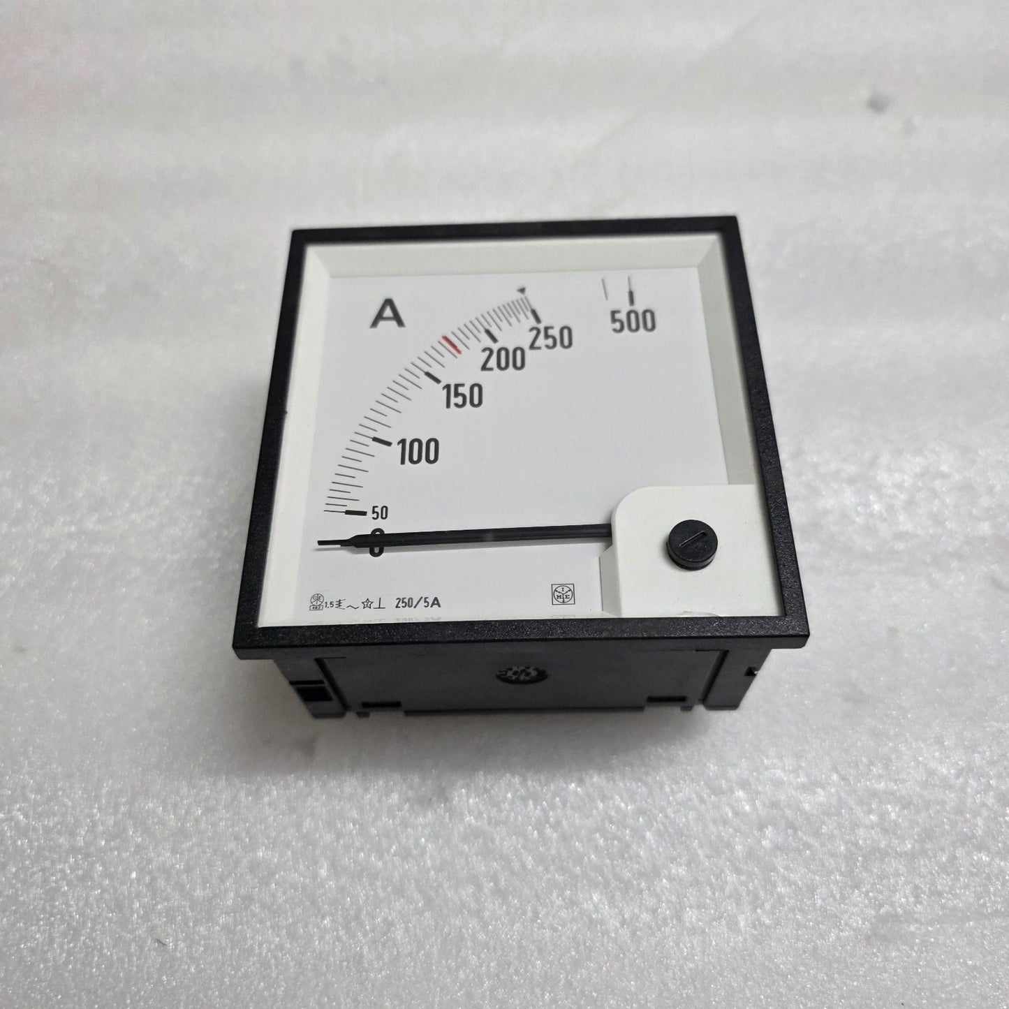 IME RQ96E ANALOGUE AMMETER 96MM X 96MM 0-500A