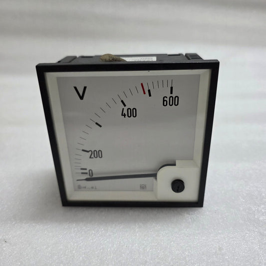 IME RQ96E Analog AC Voltmeter Panel Meter 0 to 600 VAC