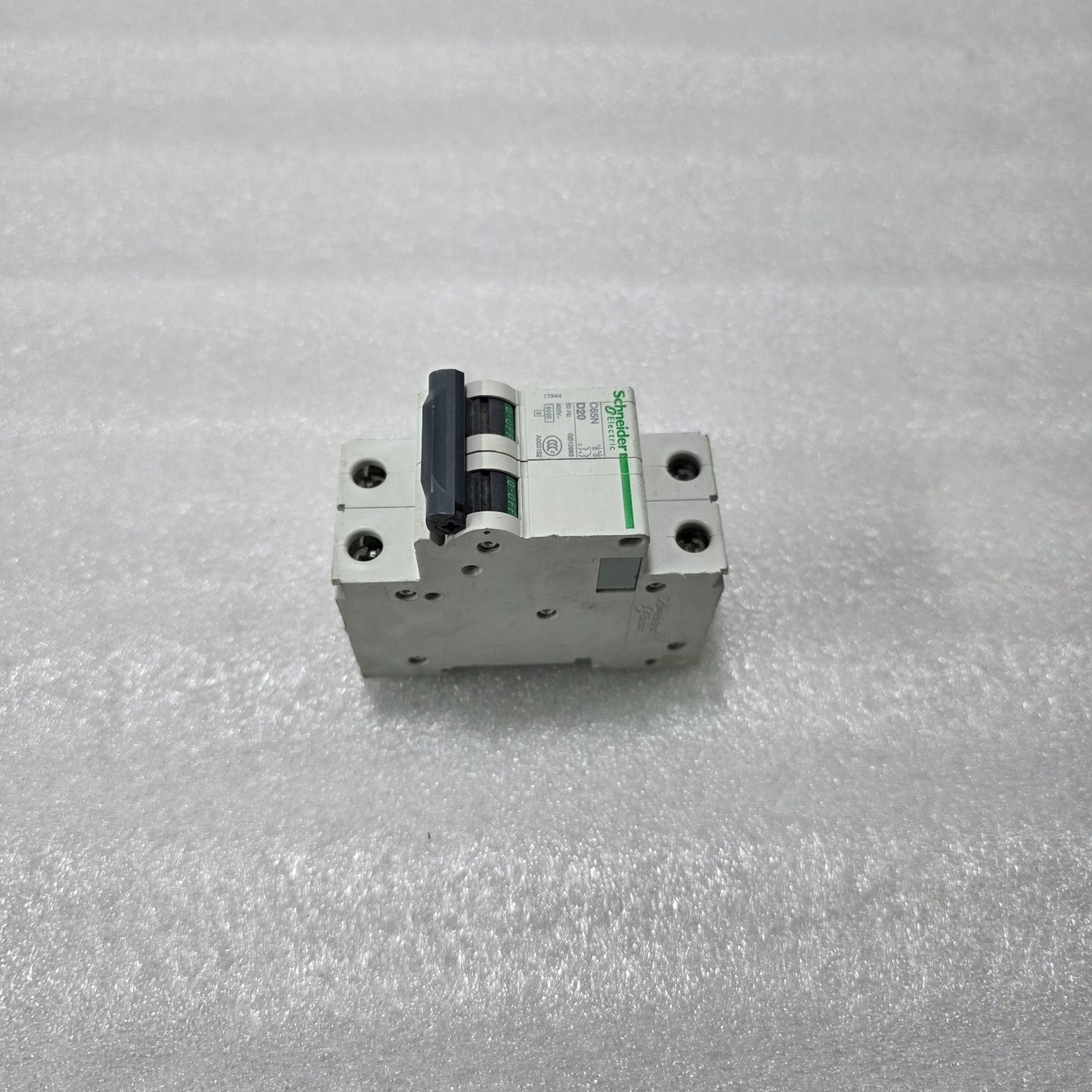 S ELECTRIC C65N D20A 2 POLE MCB 20A 400V MINIATURE CIRCUIT BREAKER