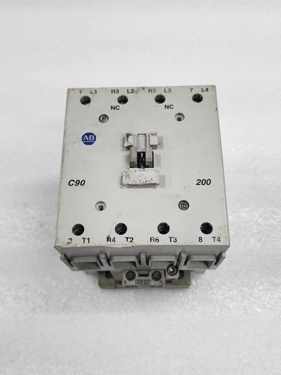 ALLEN BRADLEY CAT 100-C90-200 SER A MAGNETIC CONTACTOR COIL VOLTAGE 110-120V