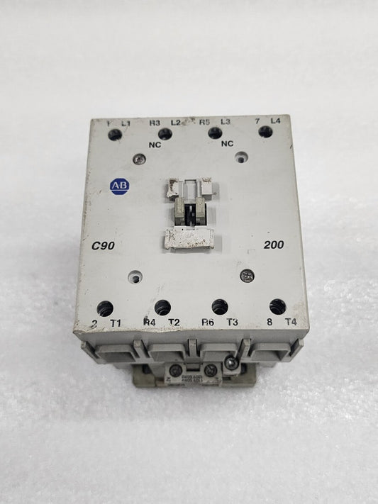 ALLEN BRADLEY CAT 100-C90-200 SER A MAGNETIC CONTACTOR COIL VOLTAGE 110-120V