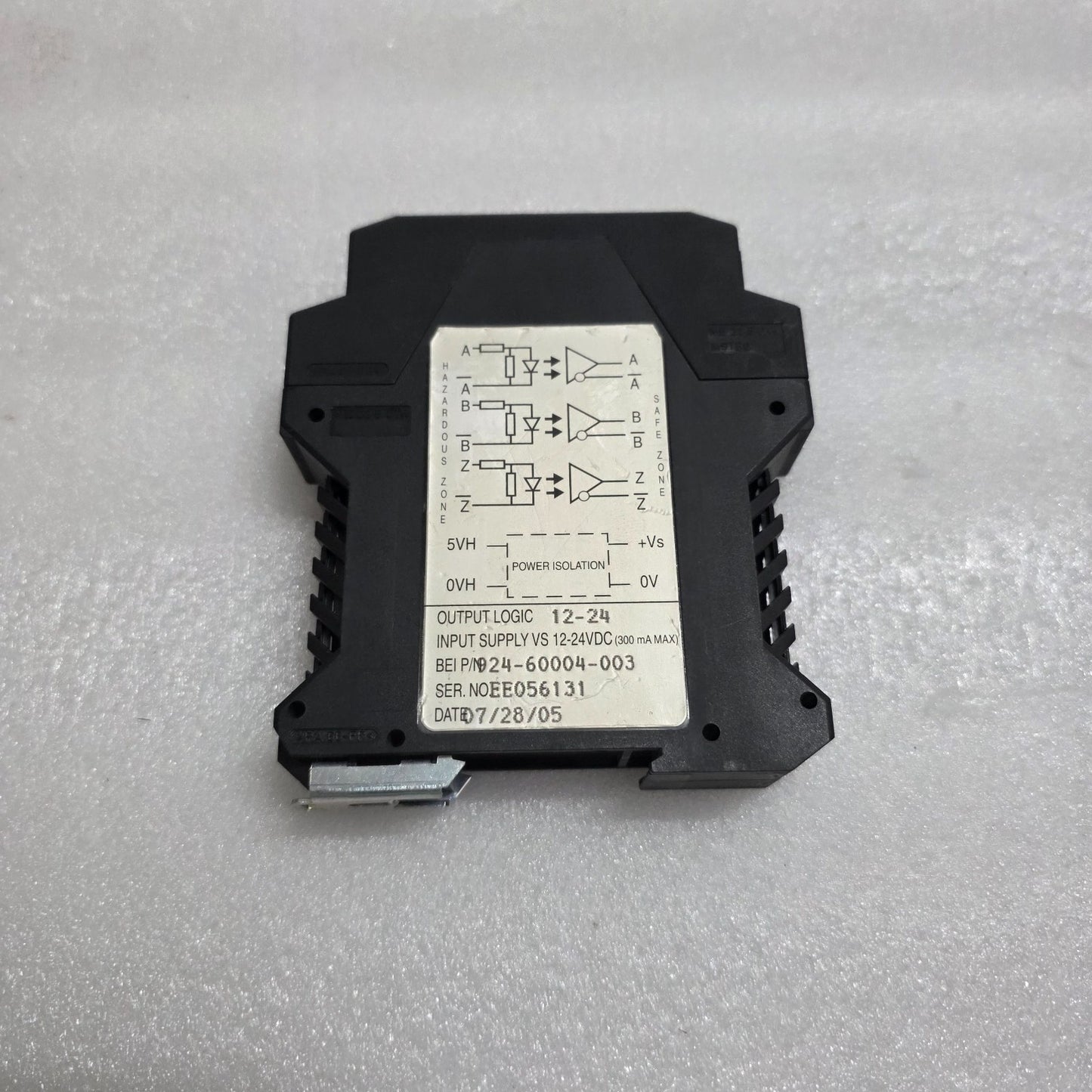 BEI SENSORS 924-60004-003 INTRINSIC SAFETY BARRIER