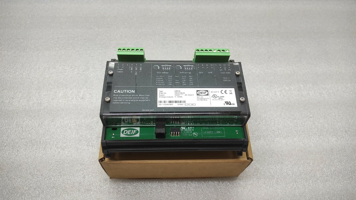 DEIF IOM230 MODULE 12/24VDC